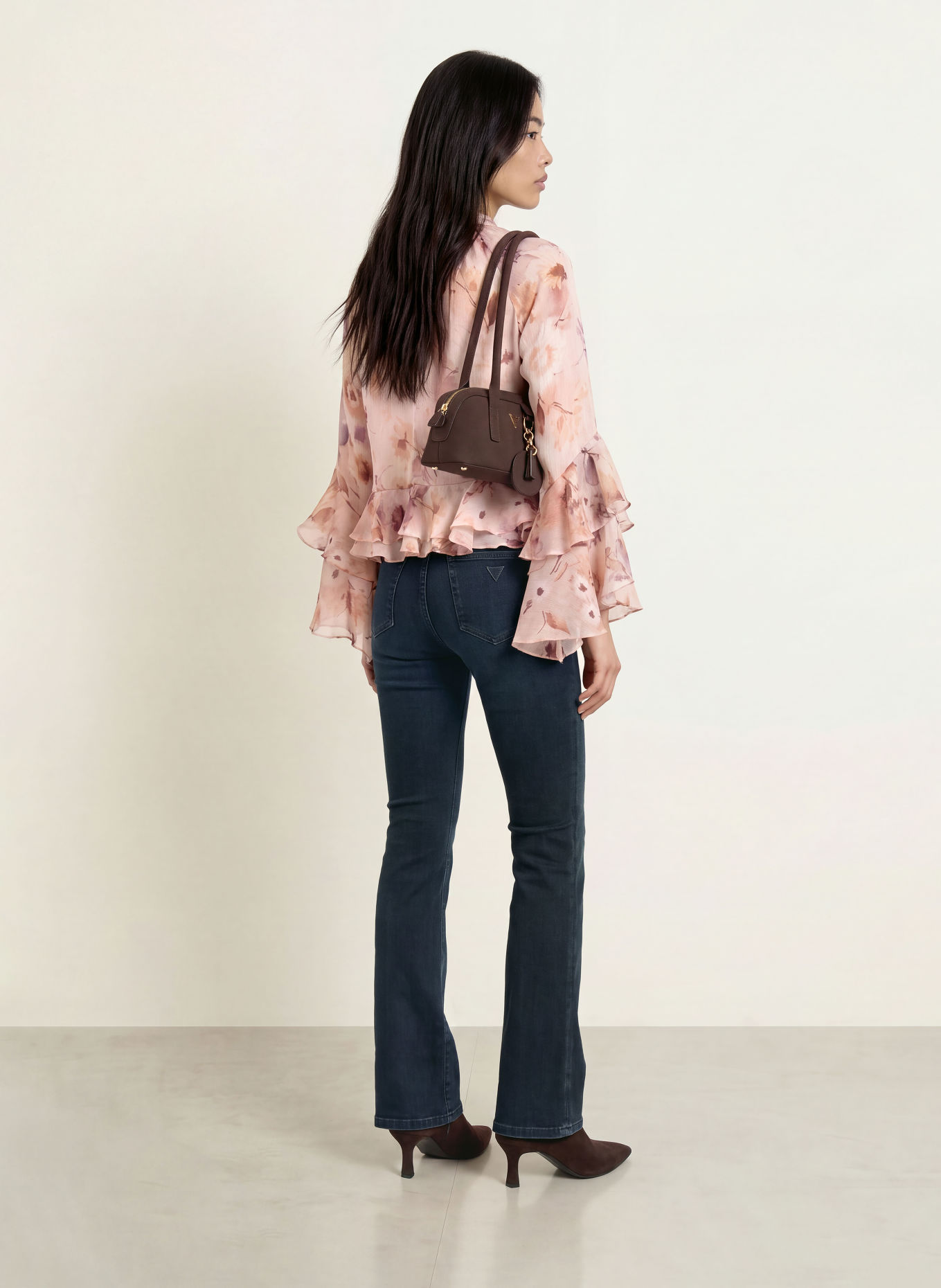GUESS Jean flare SEXY FLARE: CH4B CHARCOAL BLUE