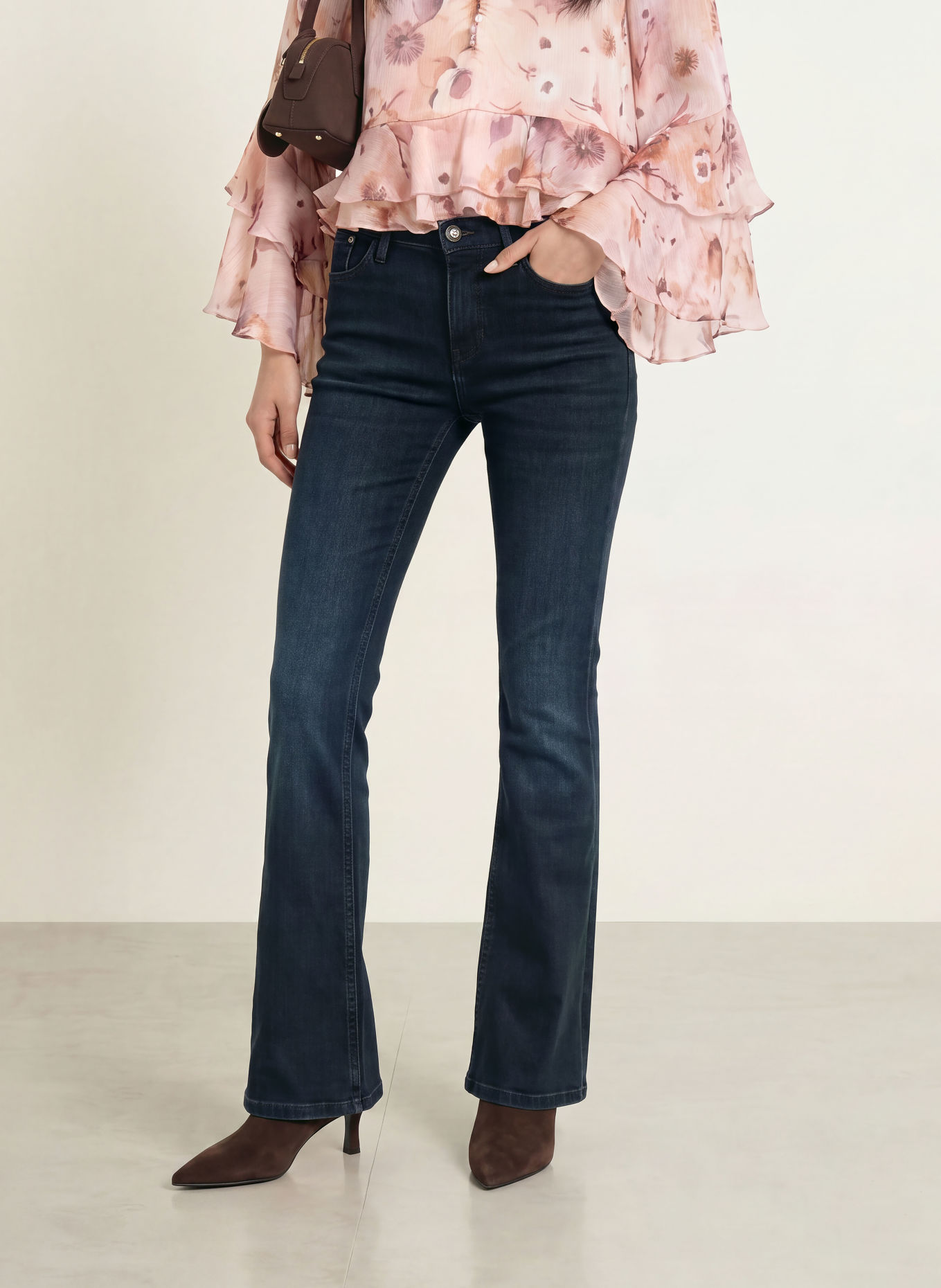 GUESS Jean flare SEXY FLARE: CH4B CHARCOAL BLUE