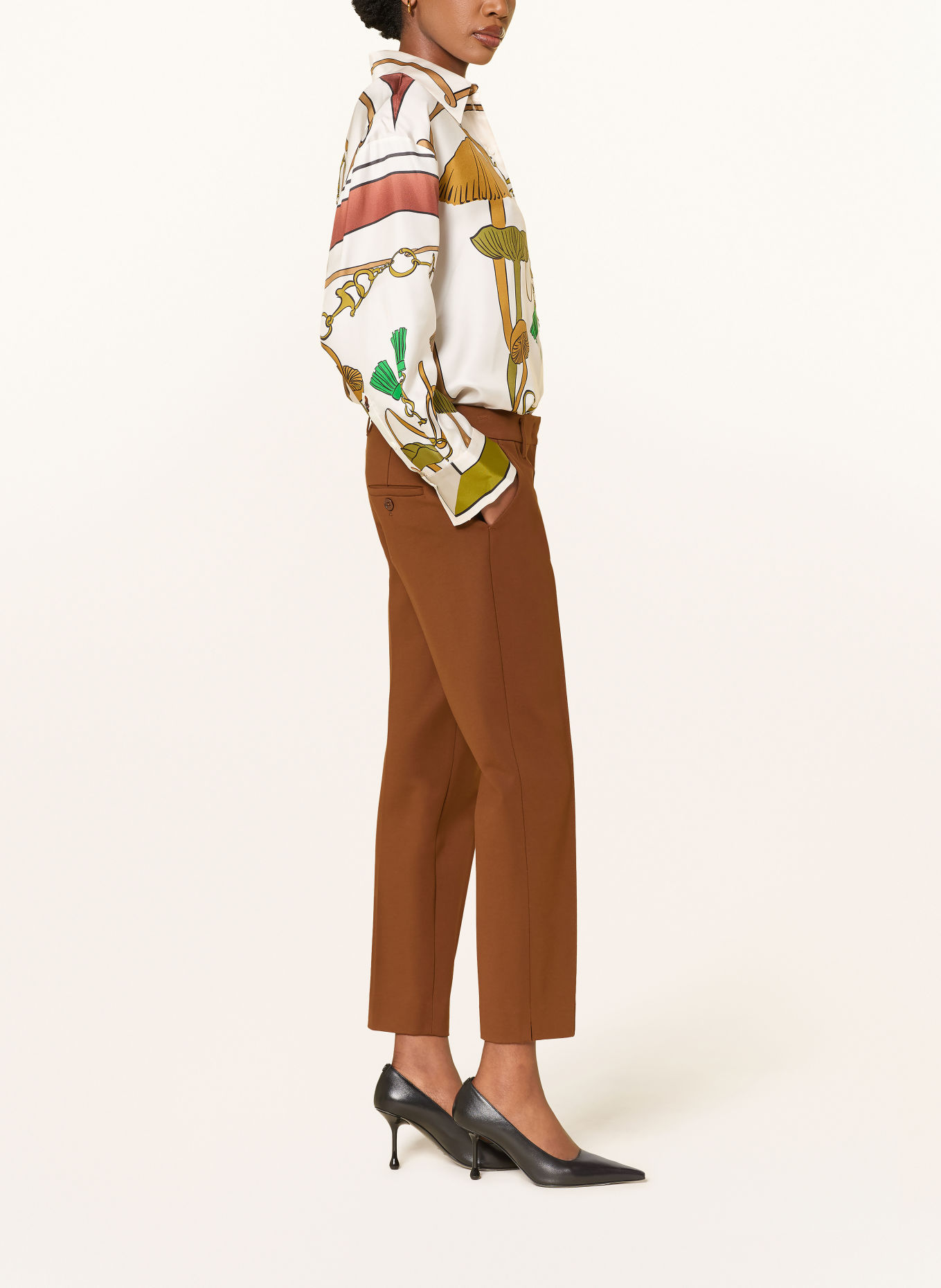 DOROTHEE SCHUMACHER 7/8-bukser EMOTIONAL ESSENCE: BRUN