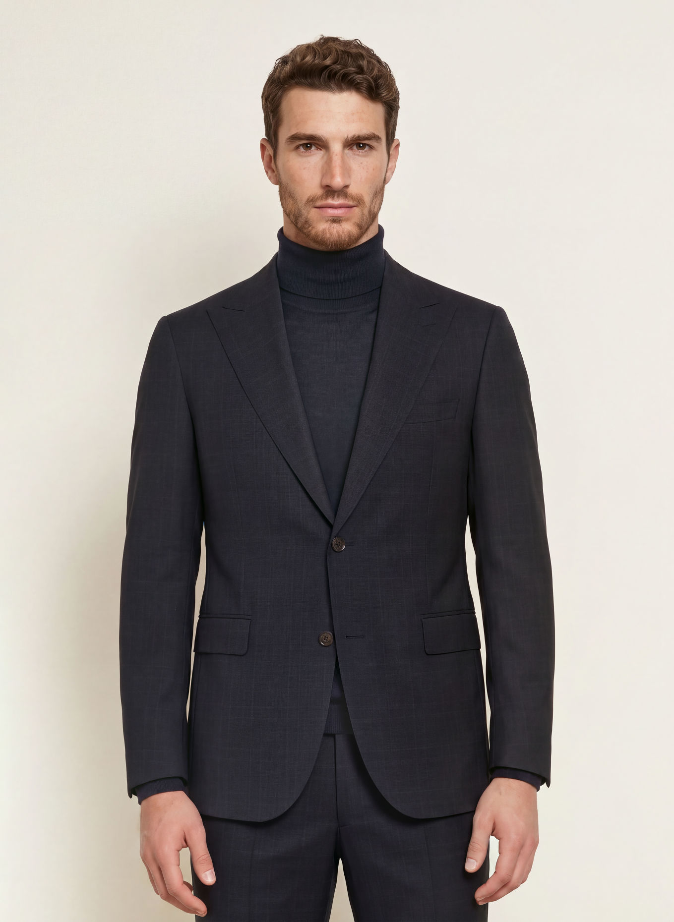 DRESSLER Sacou de costum cu croială Regular Fit: 048 DUNKELBLAU