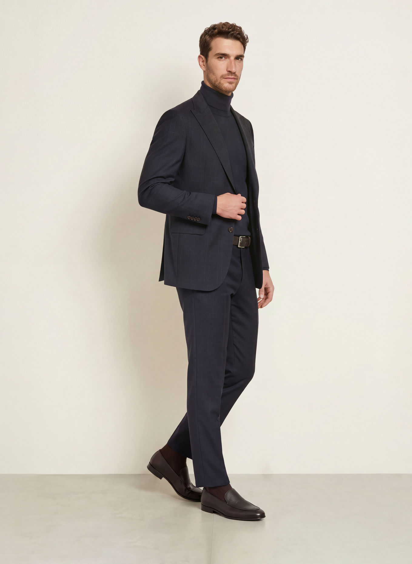 DRESSLER Sacou de costum cu croială Regular Fit: 048 DUNKELBLAU