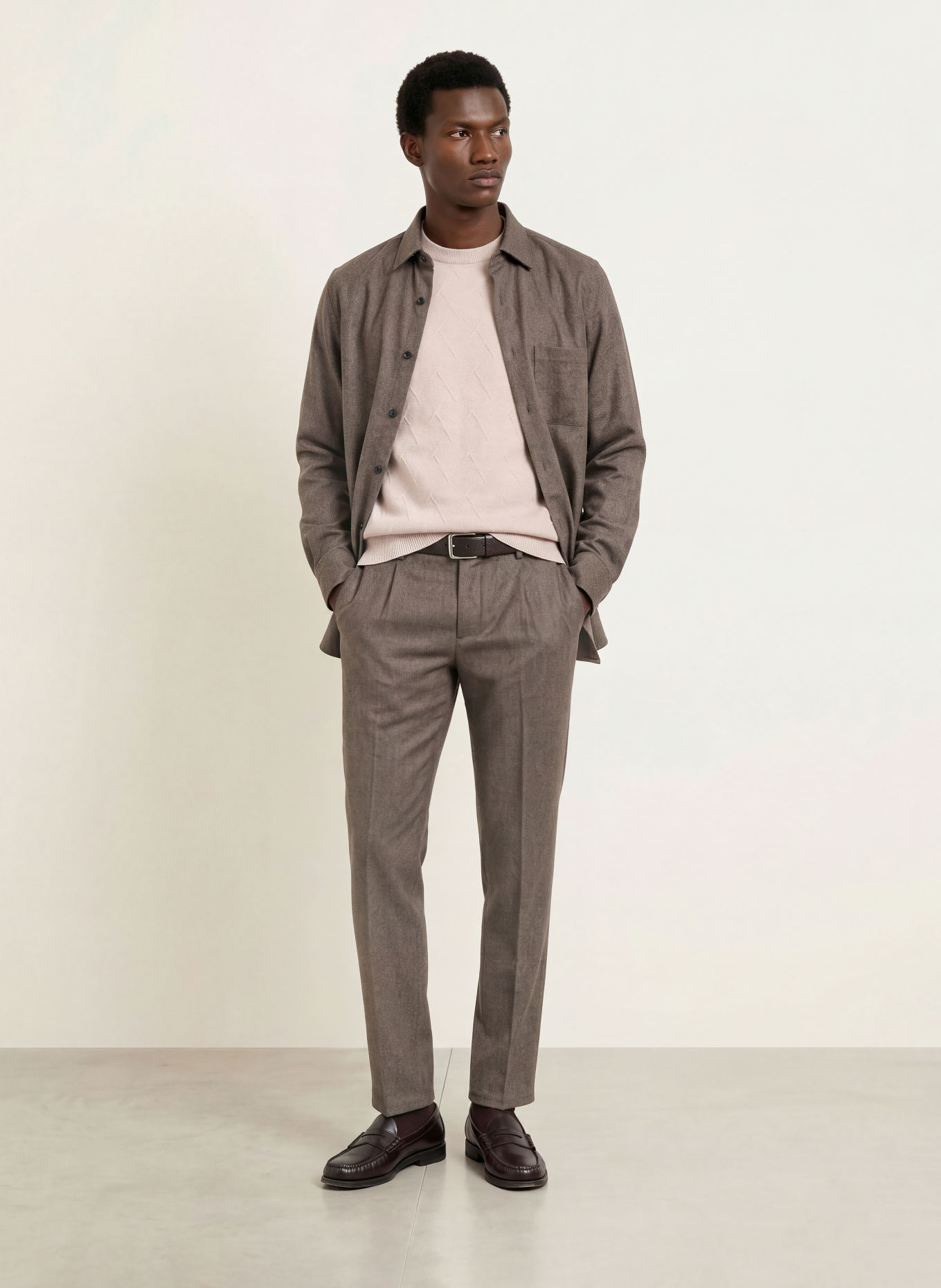 DRESSLER Trui: BEIGE