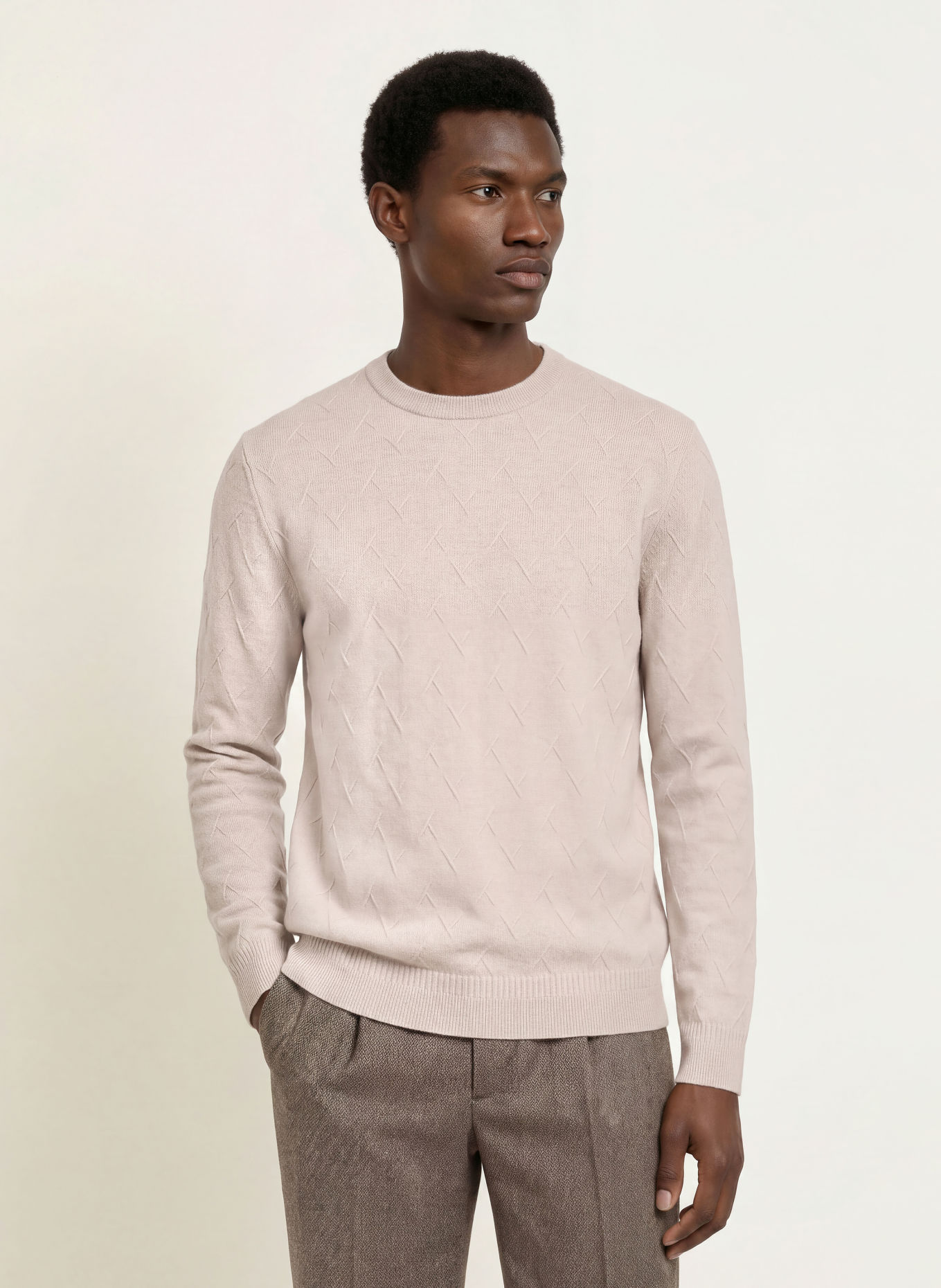 DRESSLER Trui: BEIGE