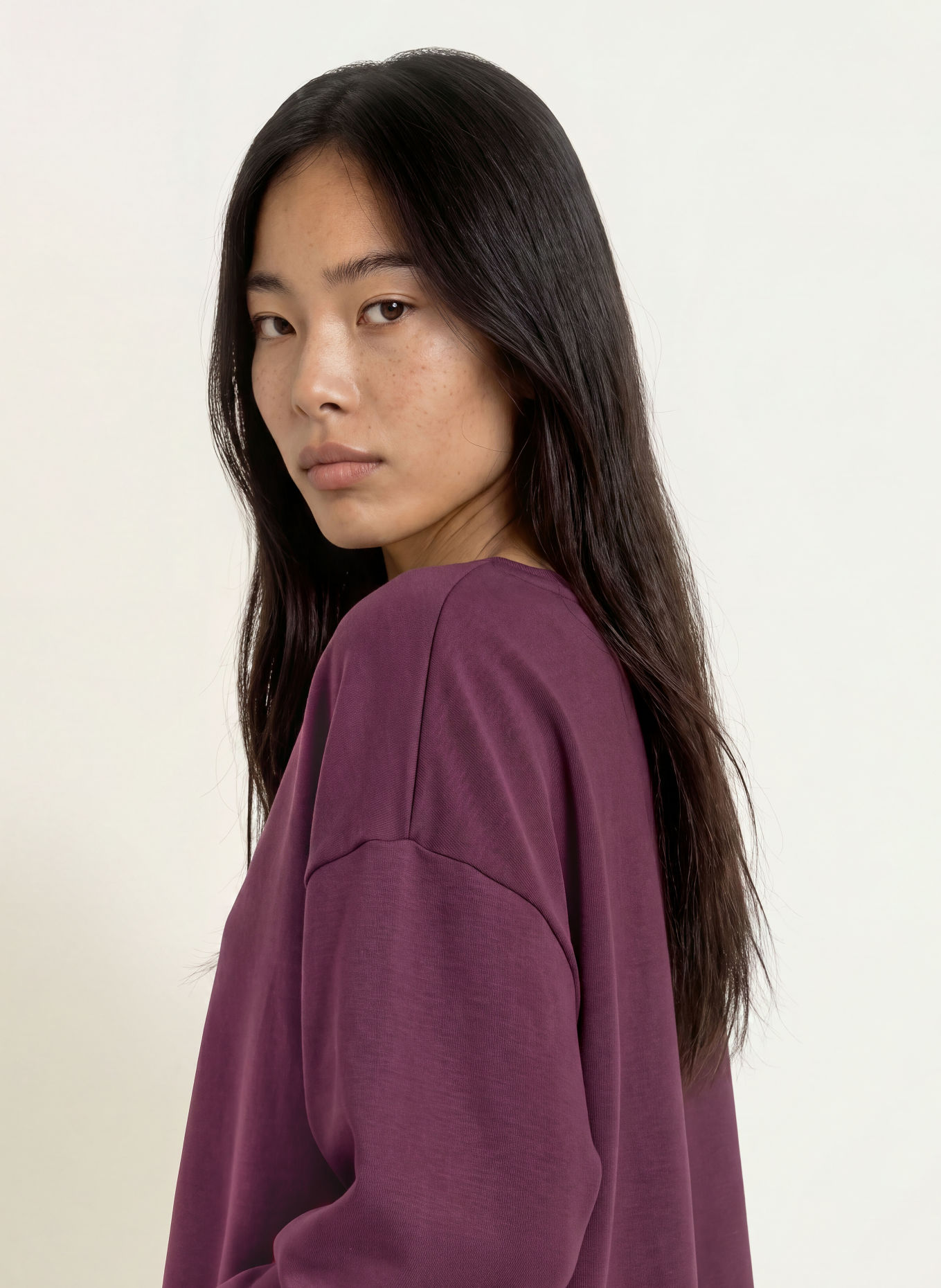 ELIAS RUMELIS Longsleeve DEBBORY: DONKERPAARS