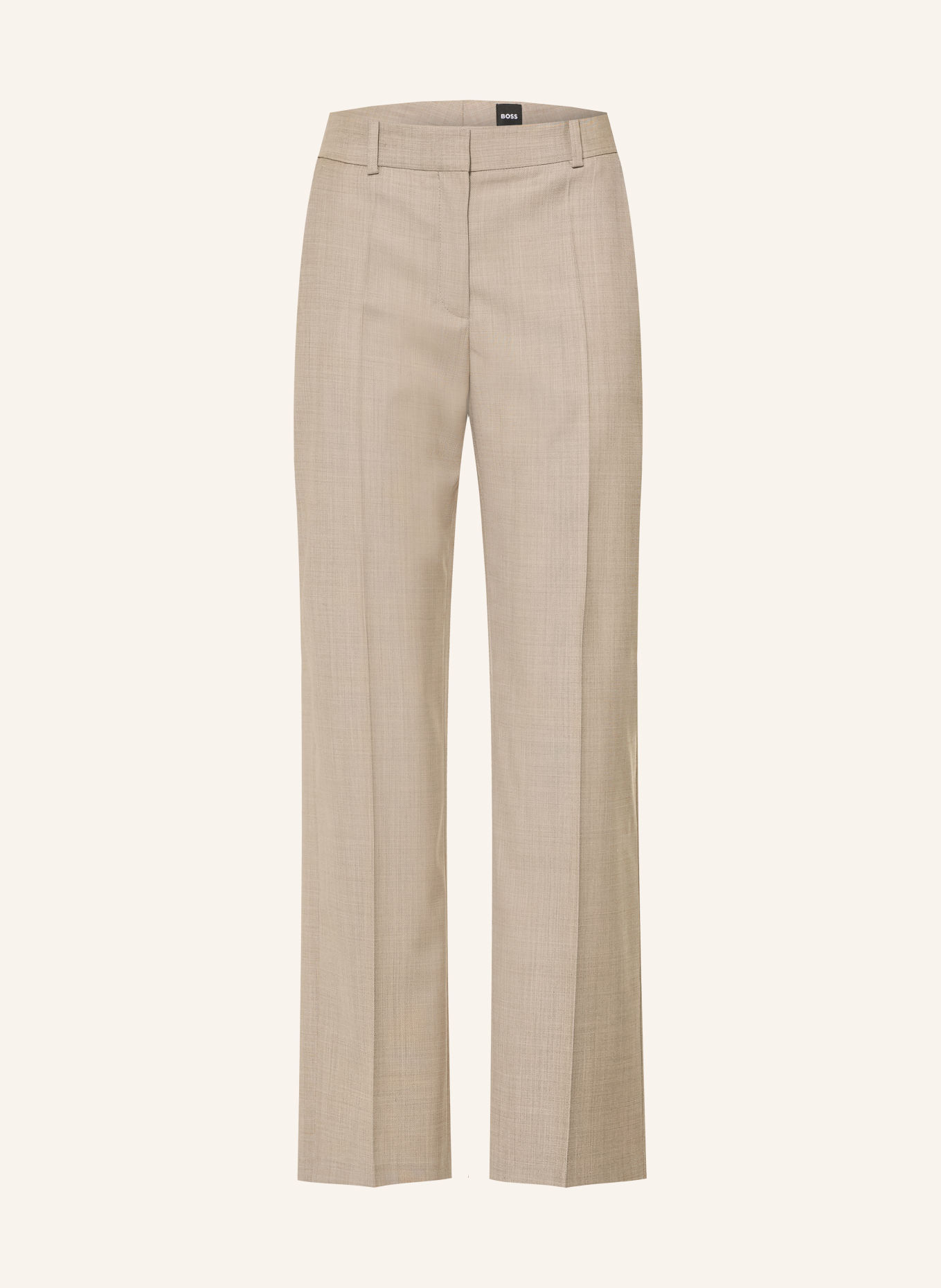 BOSS TILDANI Wide-leg trousers: TAUPE