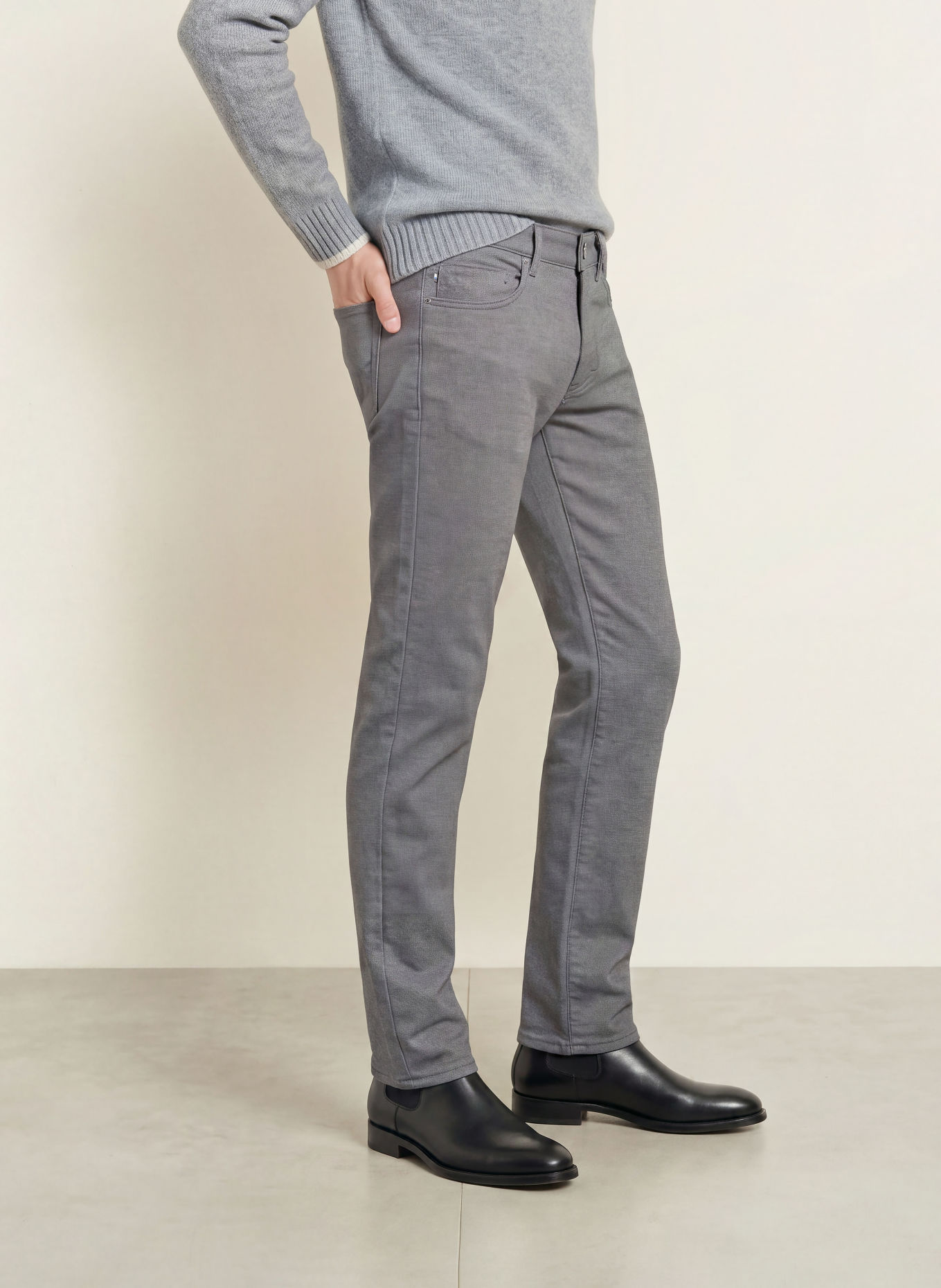 BRAX Broek CADIZ Straight Fit: 07 SILVER