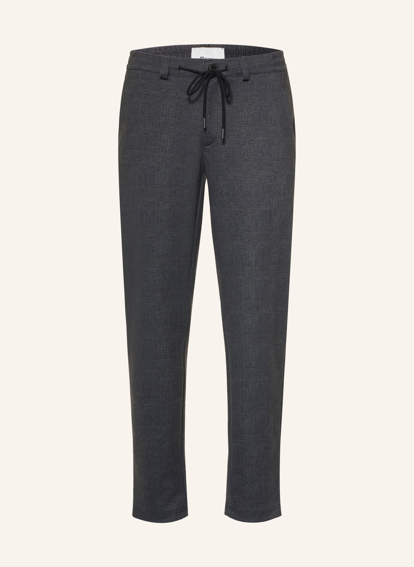 BRAX PHIL Jogger-Style Jersey Trousers, Tapered Fit: 05 CEMENT