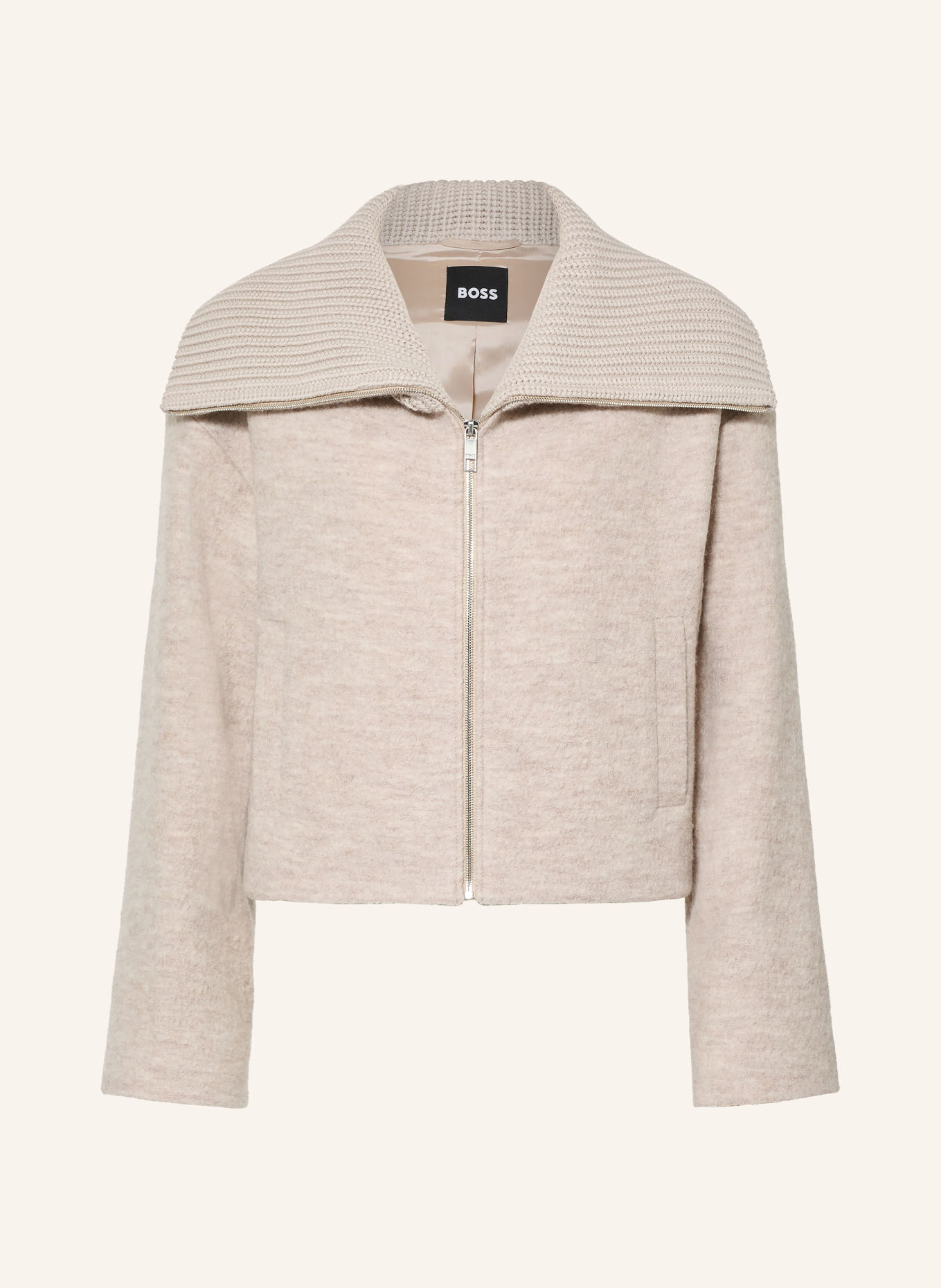 BOSS JOLEYNA Jacket: BEIGE