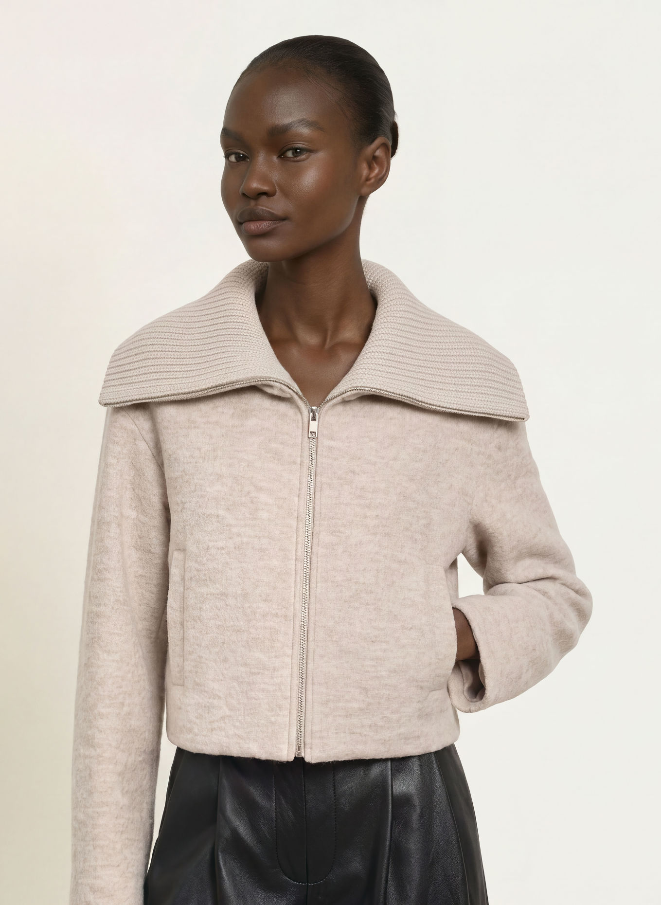 BOSS JOLEYNA Jacket: BEIGE