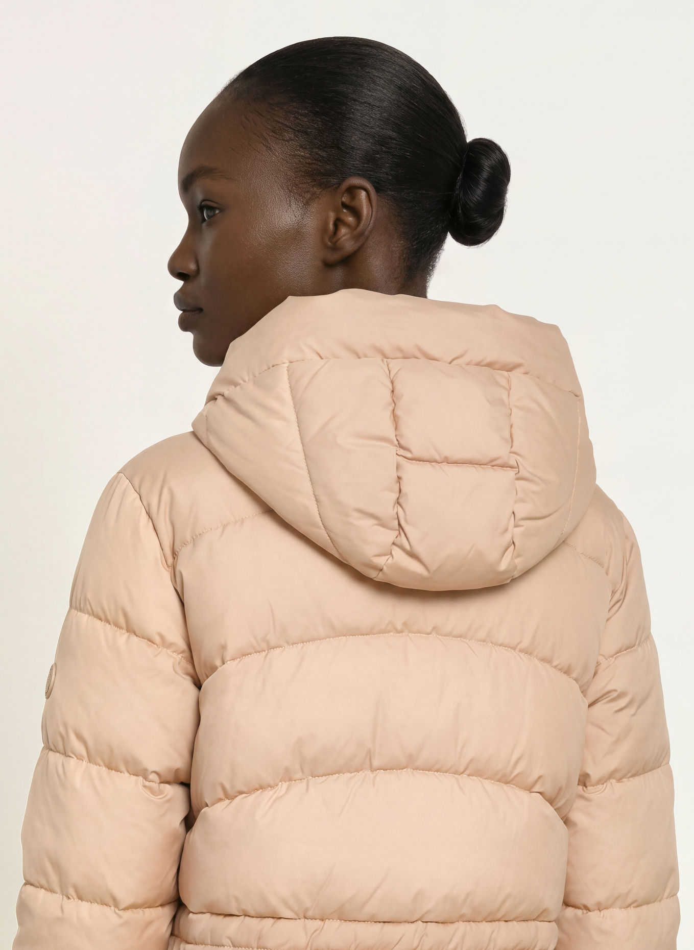 BOSS PEPULINA Quilted Jacket: BEIGE