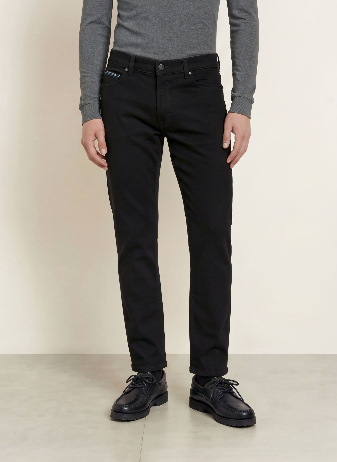BRAX Jeans CLINT Relaxed Straight Fit: 02 CLEAN BLACK