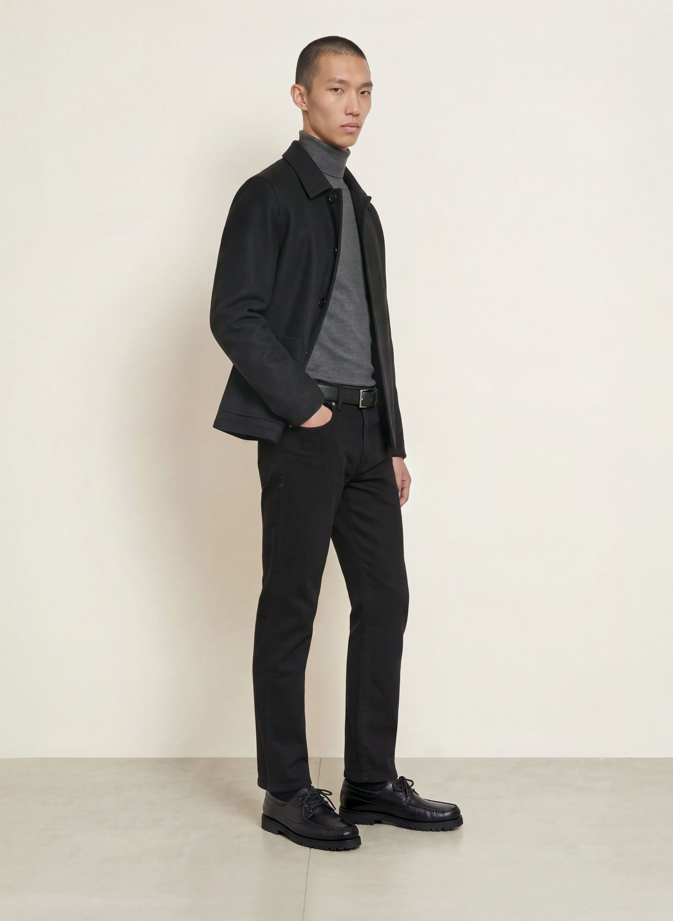 BRAX Jeans CLINT Relaxed Straight Fit: 02 CLEAN BLACK