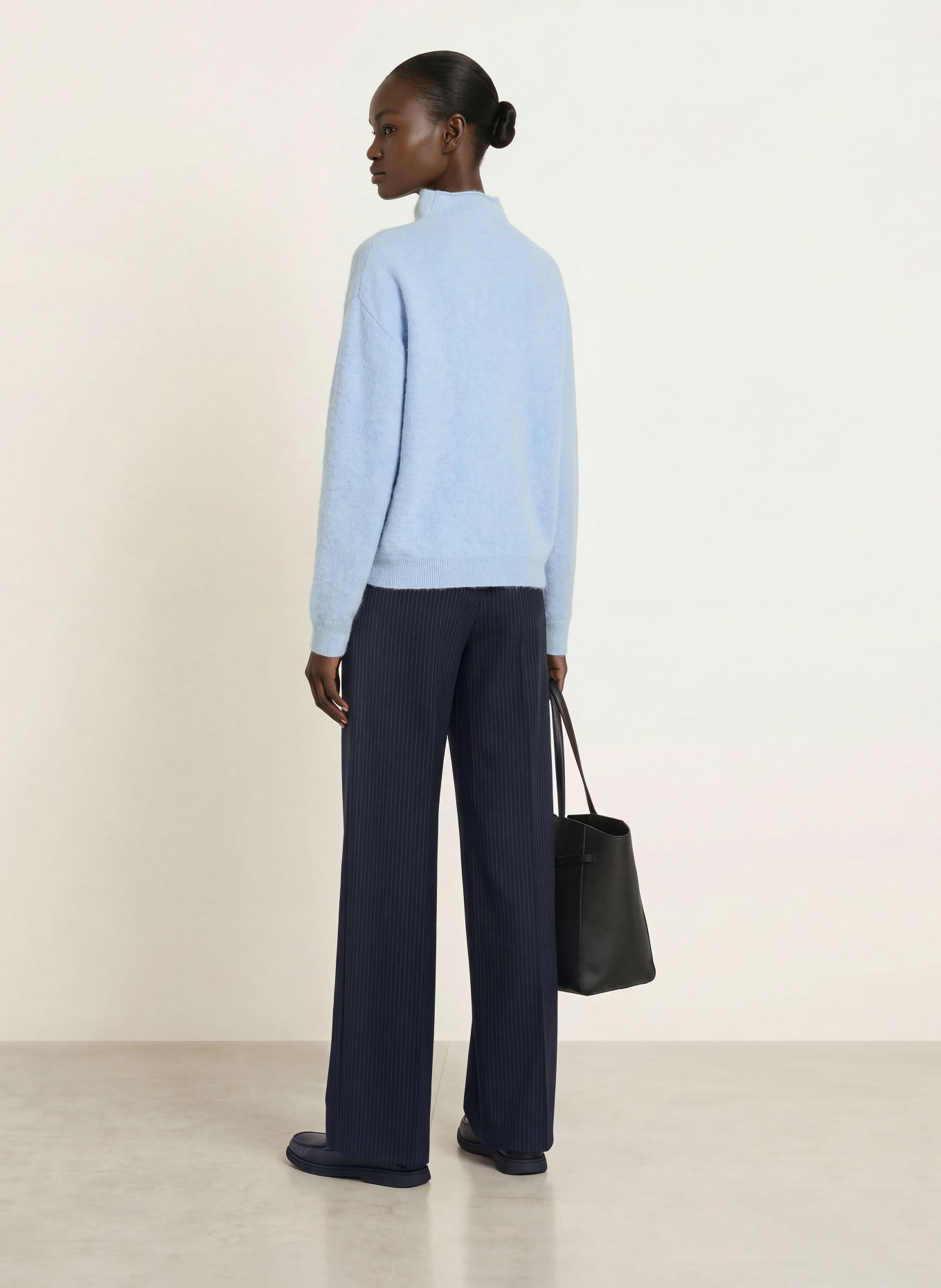 BOSS FROSELLA Sweater: LIGHT BLUE