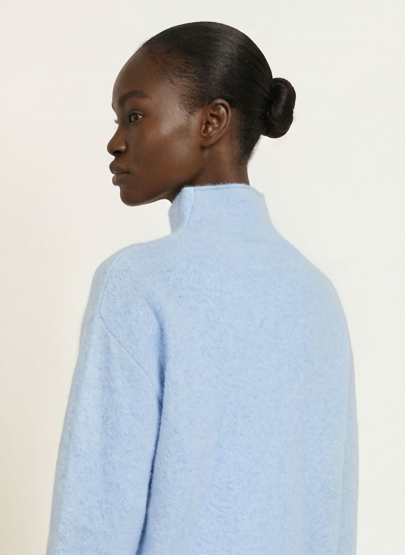 BOSS FROSELLA Sweater: LIGHT BLUE