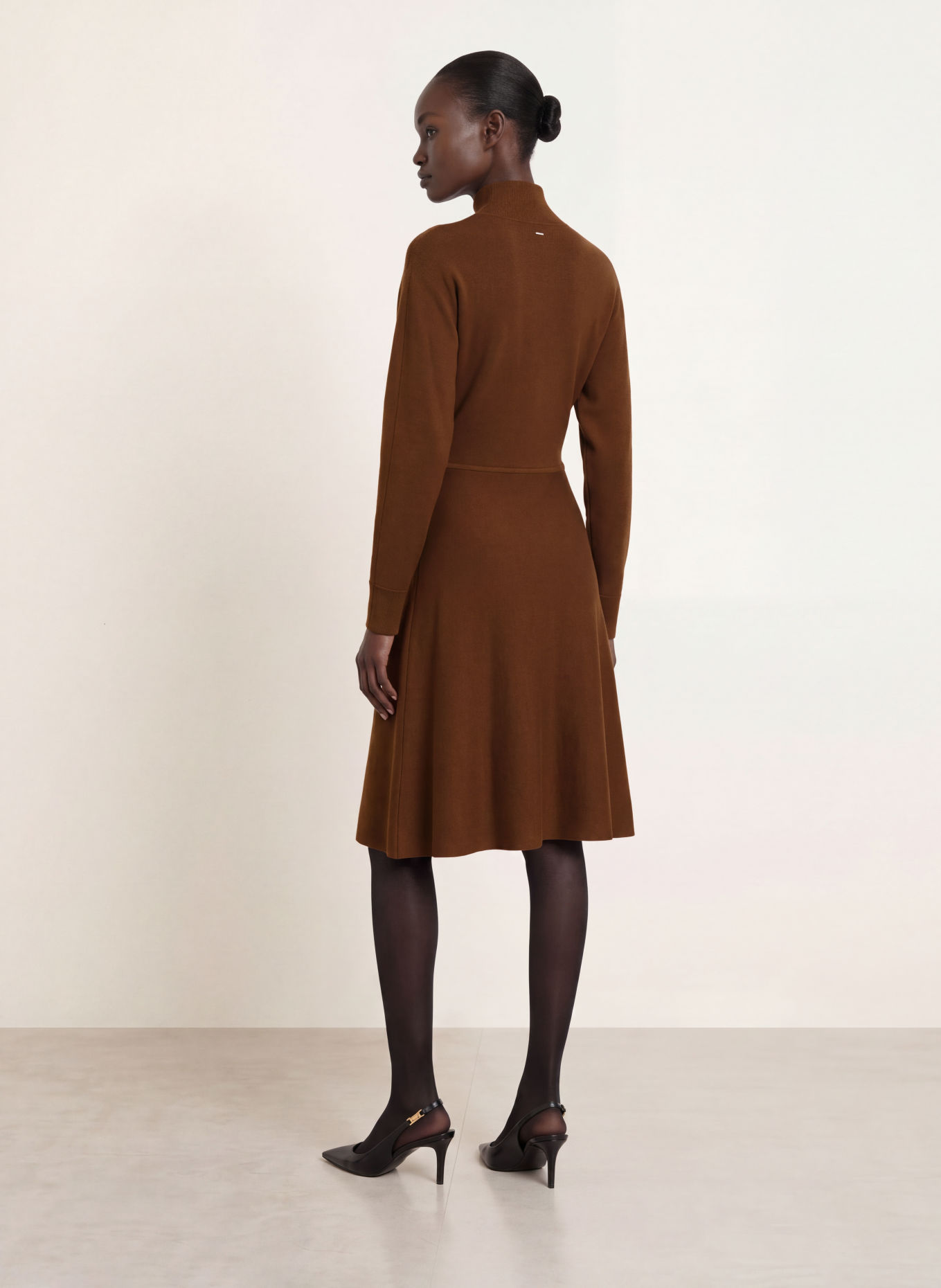 BOSS Strickkleid FAEDRA: BRAUN