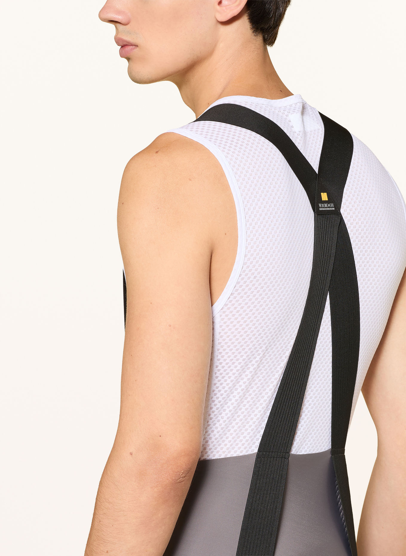 ASSOS Pantaloni de ciclism MILLE GT SPRING FALL S11 cu bretele și inserție căptușită: GRI / NEGRU