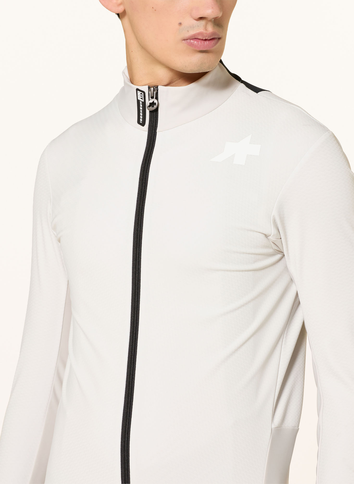 ASSOS Jachetă de ciclism MILLE GT WINTER S11 EVO: ALB / NEGRU