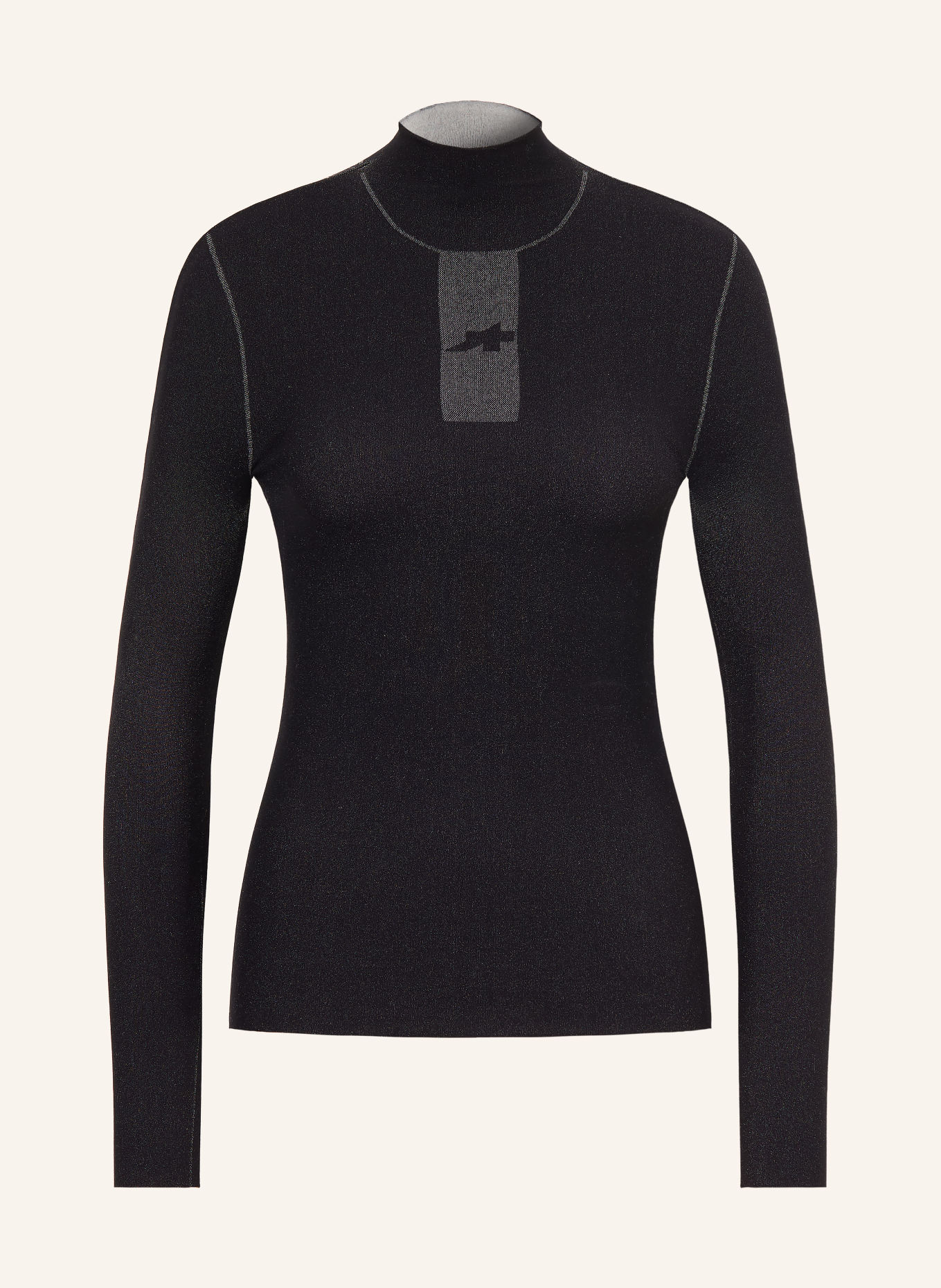 ASSOS EQUIPE WINTER SKIN LAYER P1 Functional shirt: BLACK / GRAY
