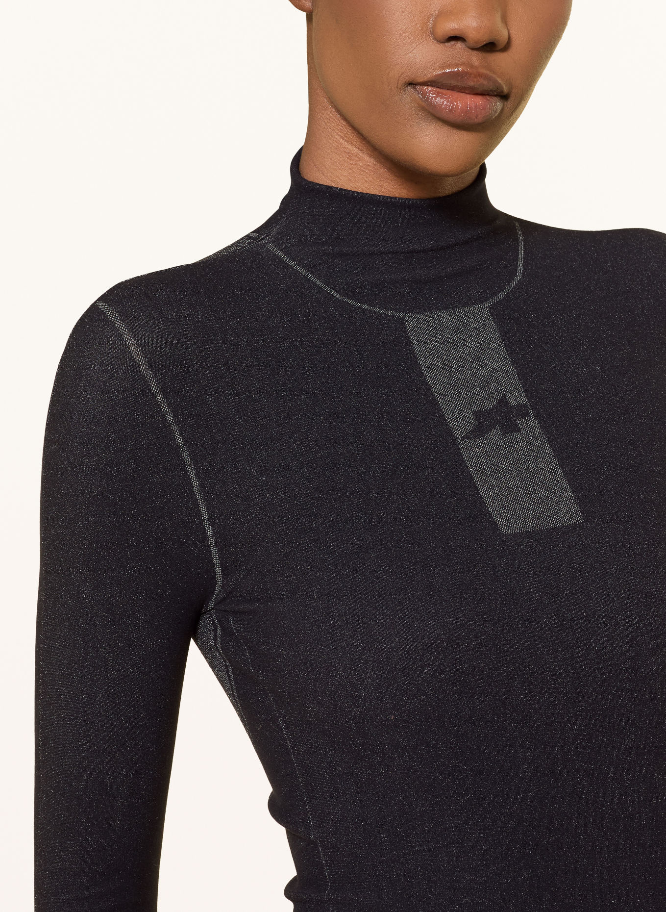 ASSOS EQUIPE WINTER SKIN LAYER P1 Functional shirt: BLACK / GRAY