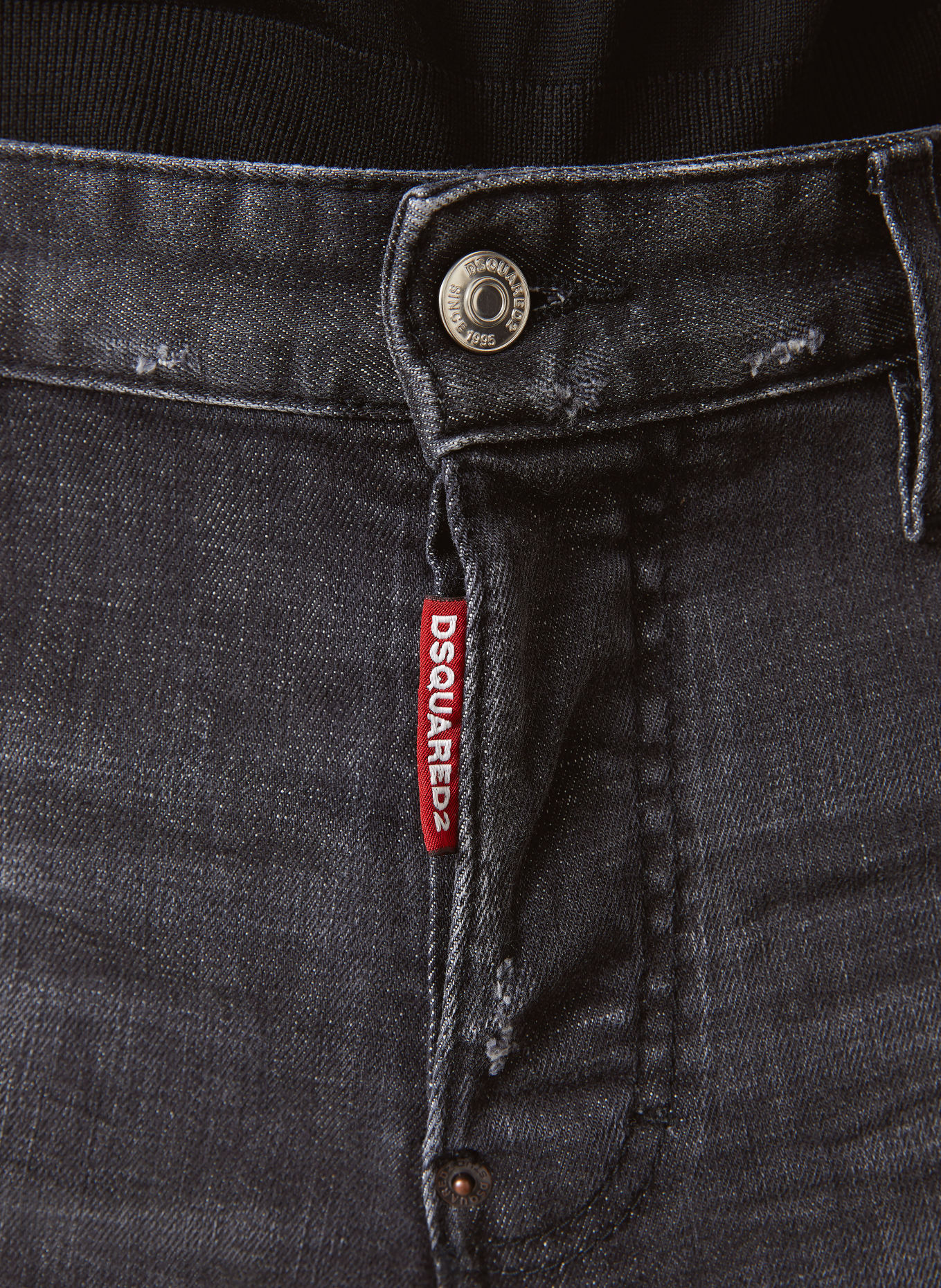 DSQUARED2 Jeans SKATER Extra Slim Fit: 900 BLACK