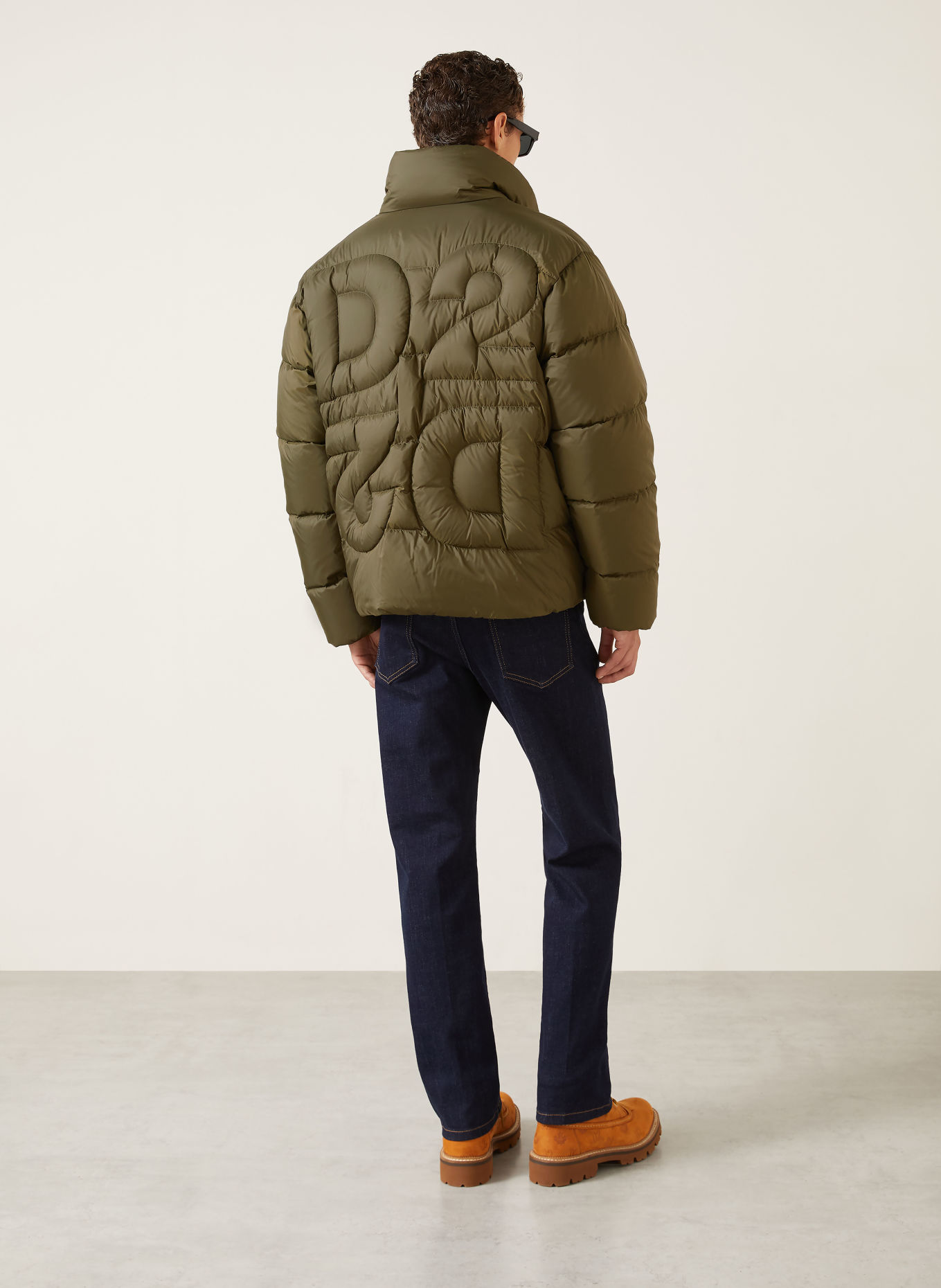 DSQUARED2 D2 UPSIDE DOWN Down jacket: OLIVE