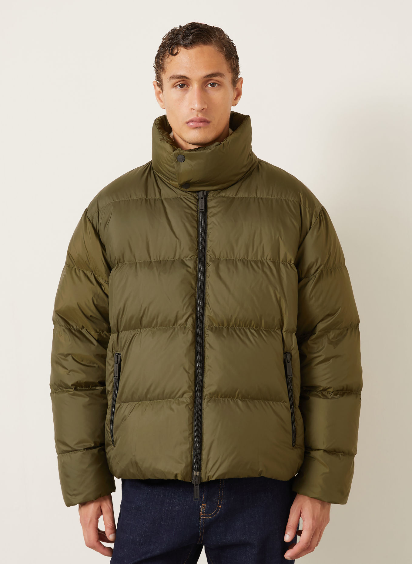DSQUARED2 D2 UPSIDE DOWN Down jacket: OLIVE