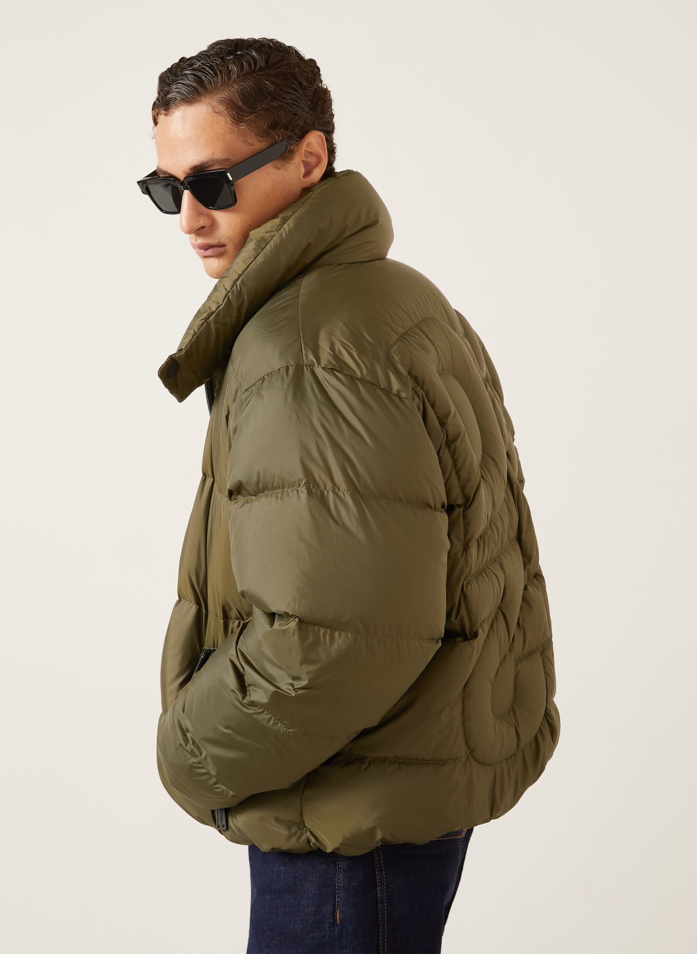 DSQUARED2 D2 UPSIDE DOWN Down jacket: OLIVE
