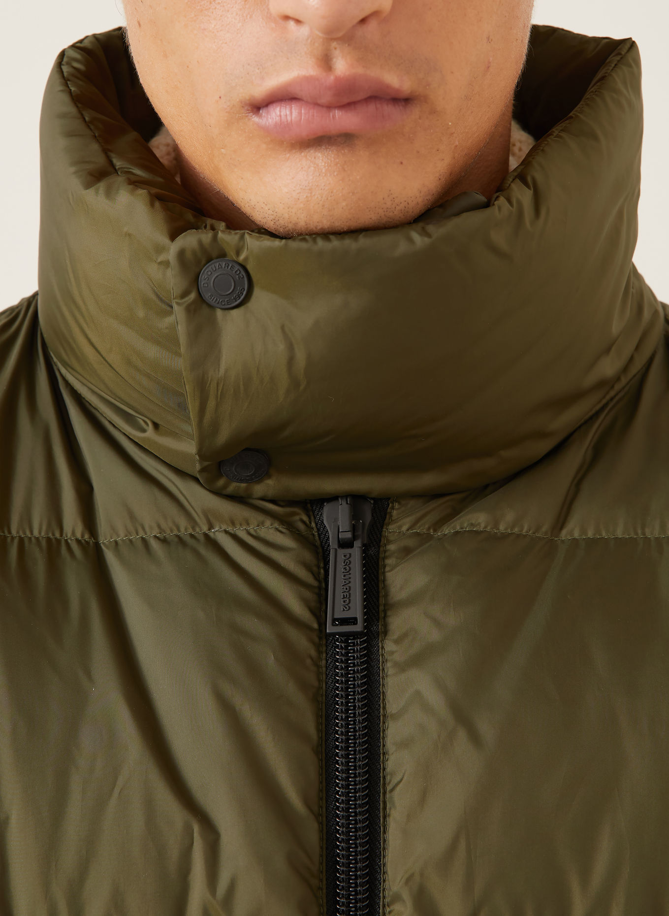DSQUARED2 D2 UPSIDE DOWN Down jacket: OLIVE