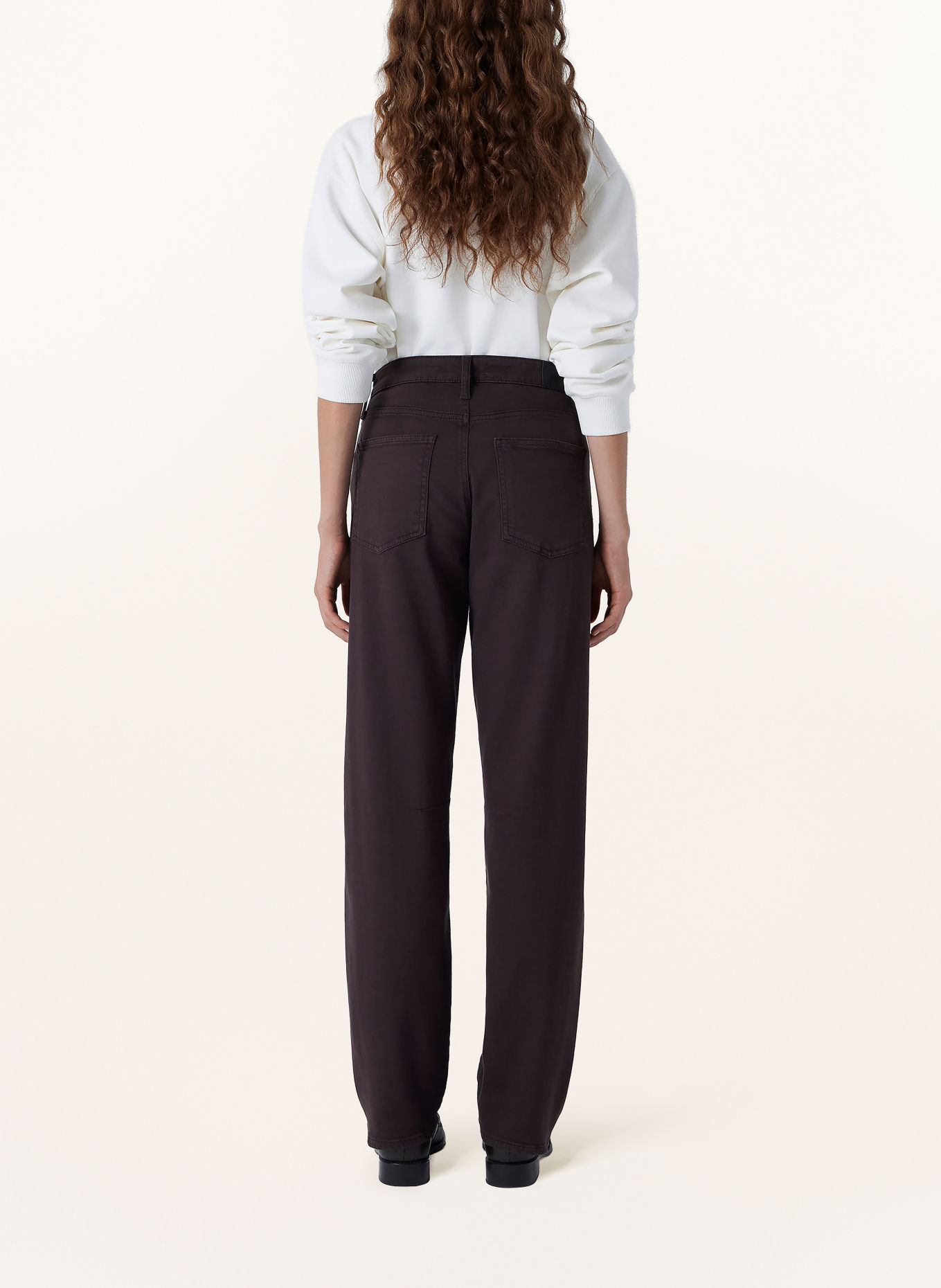 mavi Barrel Jeans LEILA: A6375 Chocolate COLORED DENIM