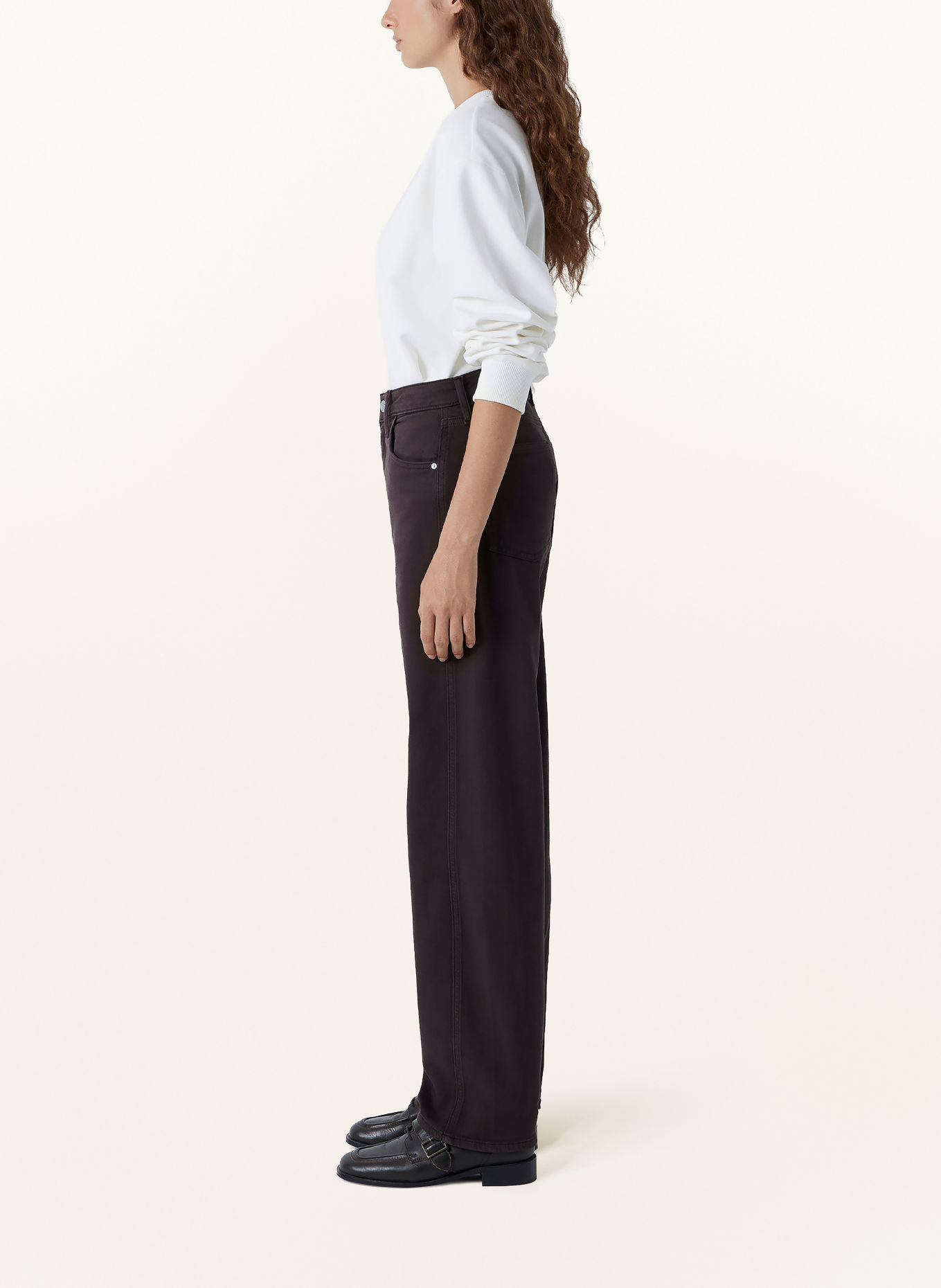 mavi Barrel Jeans LEILA: A6375 Chocolate COLORED DENIM