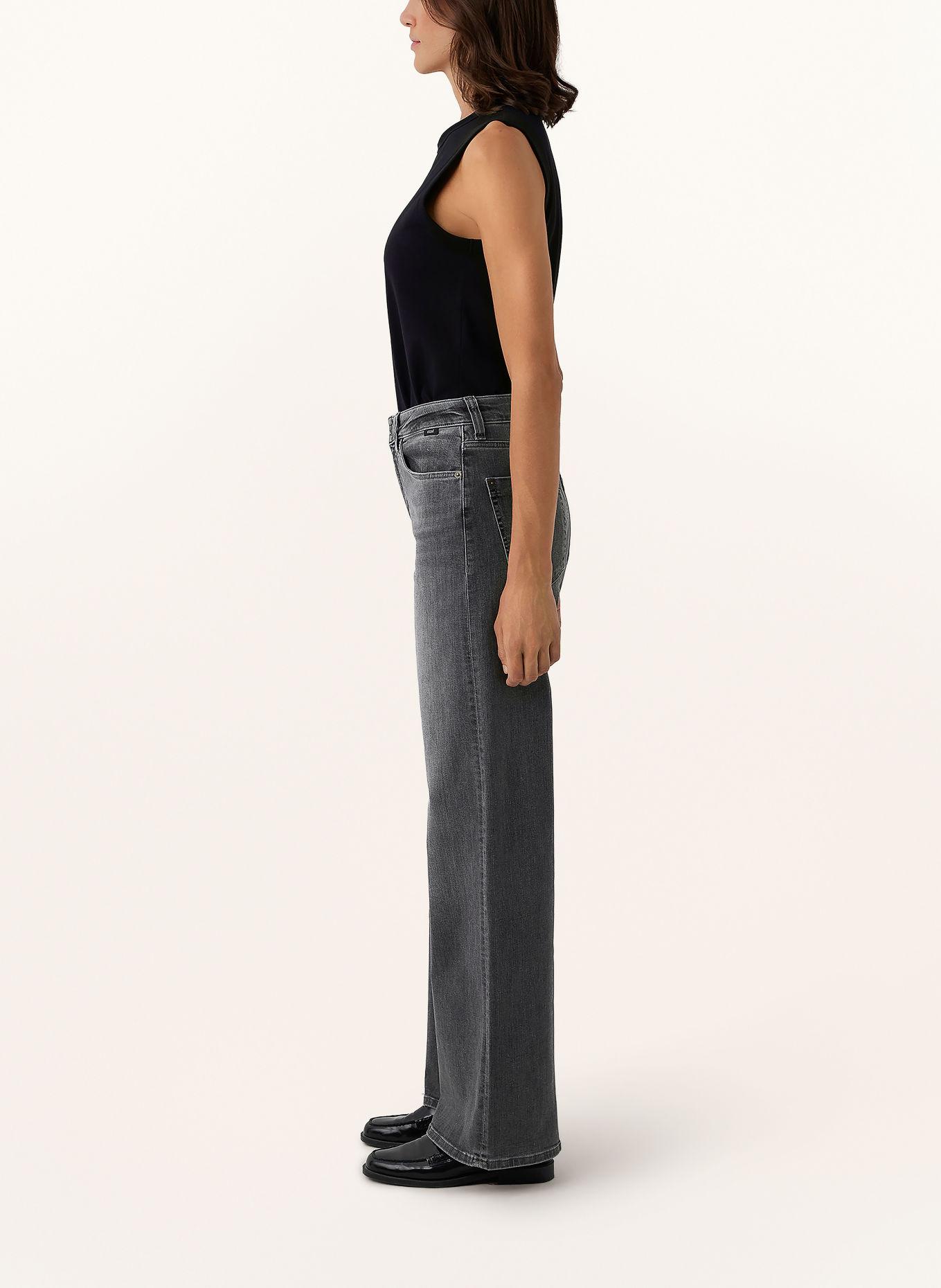 mavi MALIBU Wide-Leg jeans: A4220 Lt Smoke Brushed STR