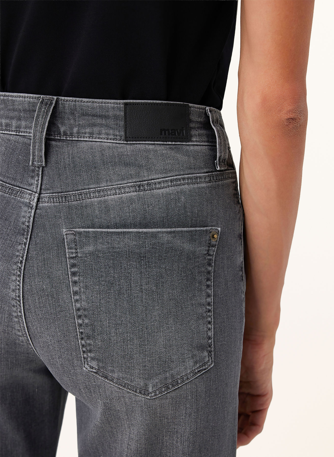 mavi MALIBU Wide-Leg jeans: A4220 Lt Smoke Brushed STR