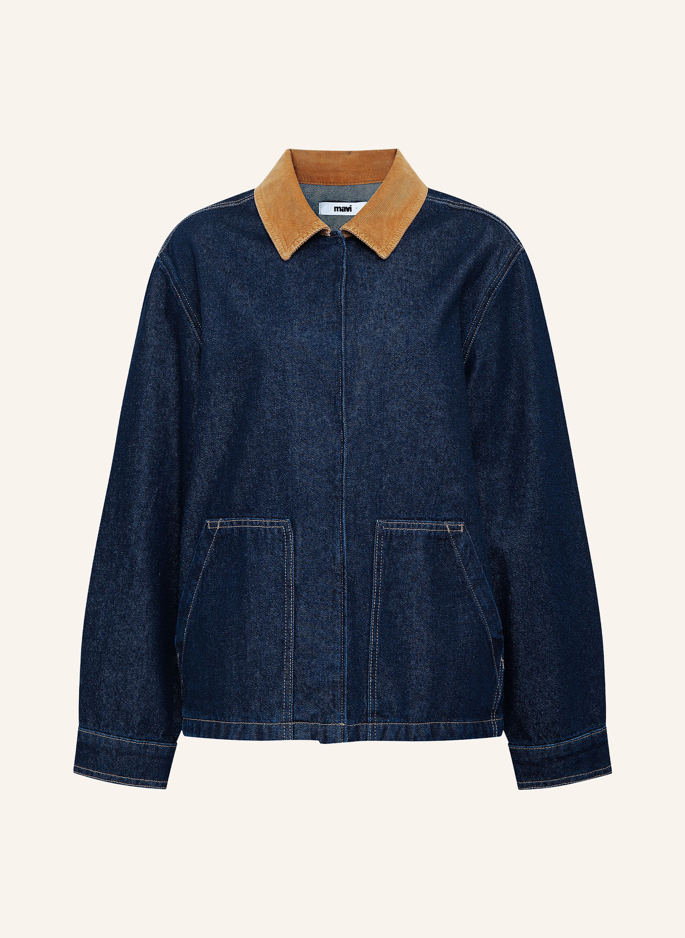 mavi Džínová bunda LETTIE: A3672 Rinse DENIM