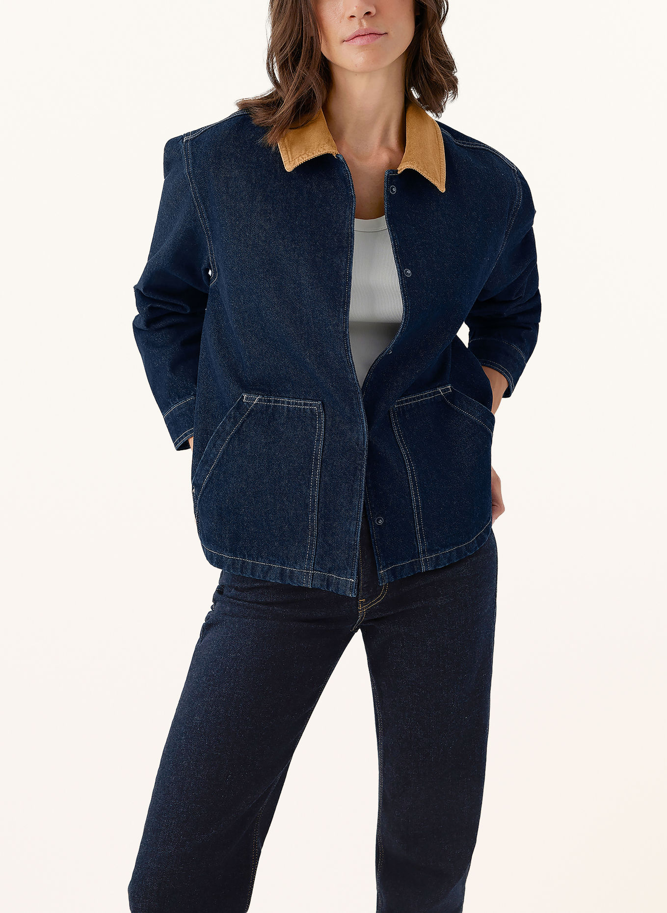 mavi Džínová bunda LETTIE: A3672 Rinse DENIM