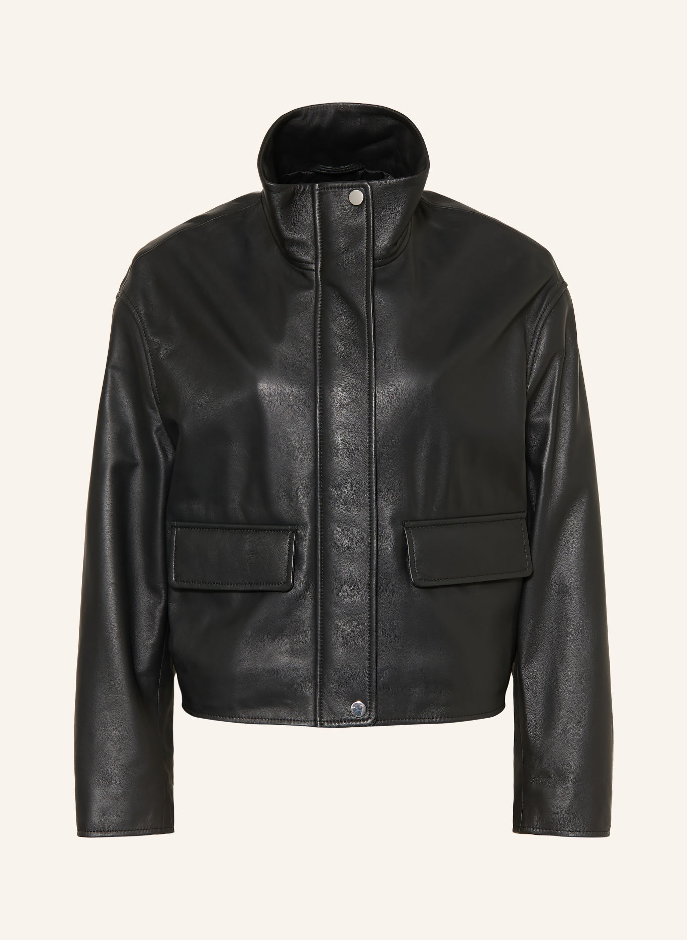 lilienfels Lederblouson: SCHWARZ