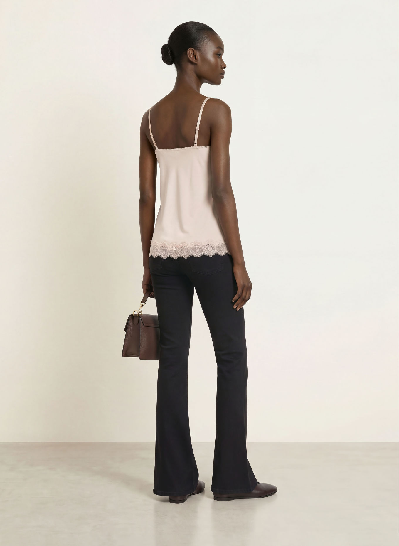 rosemunde BRIDGET Top with Lace: CREAM
