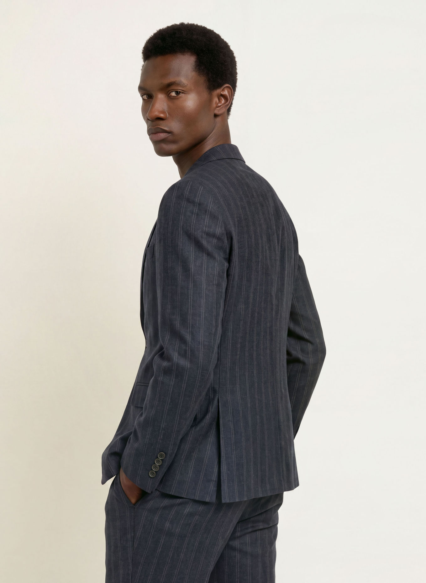 BALDESSARINI Oblekové sako, střih Extra Slim Fit: 6300 NIGHT SKY