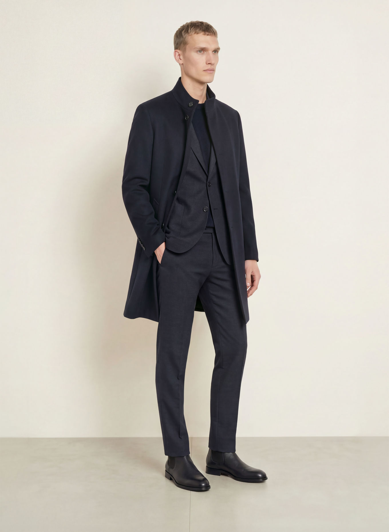 BALDESSARINI Oblekové sako, střih Extra Slim Fit: 6300 NIGHT SKY