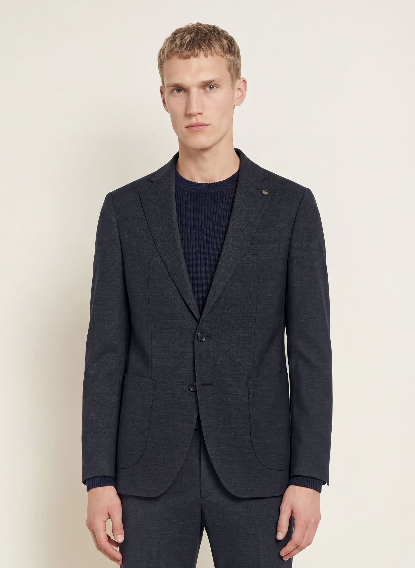 BALDESSARINI Oblekové sako, střih Extra Slim Fit: 6300 NIGHT SKY