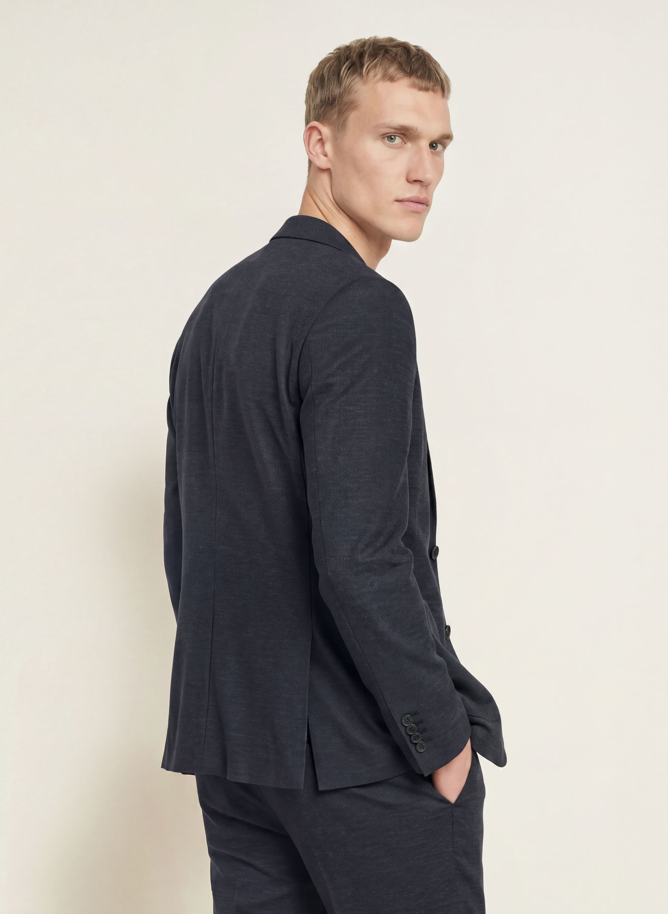 BALDESSARINI Oblekové sako, střih Extra Slim Fit: 6300 NIGHT SKY