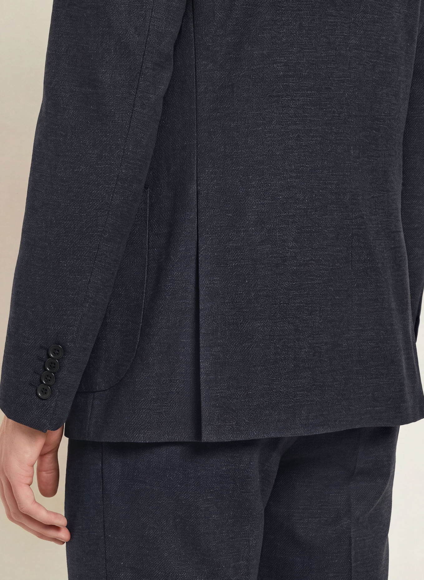 BALDESSARINI Oblekové sako, střih Extra Slim Fit: 6300 NIGHT SKY