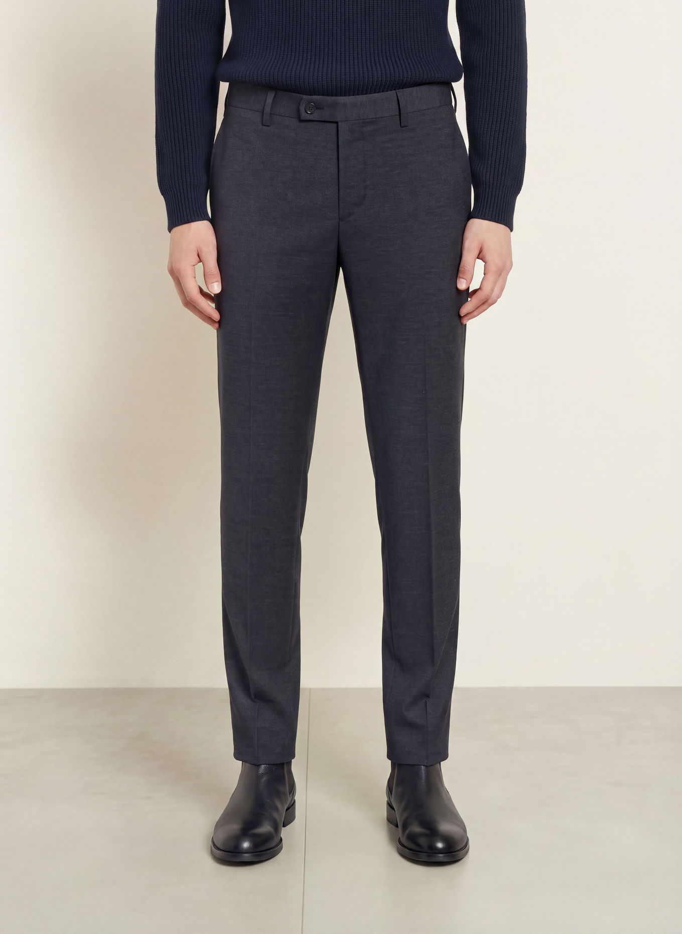 BALDESSARINI Oblekové kalhoty, střih Extra Slim Fit: 6300 NIGHT SKY