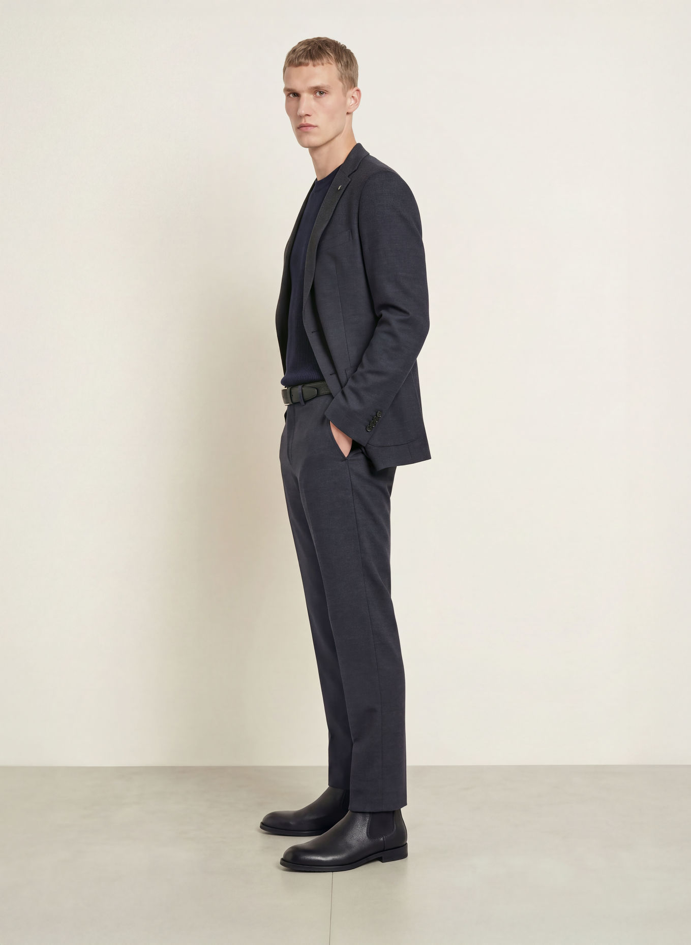 BALDESSARINI Oblekové kalhoty, střih Extra Slim Fit: 6300 NIGHT SKY