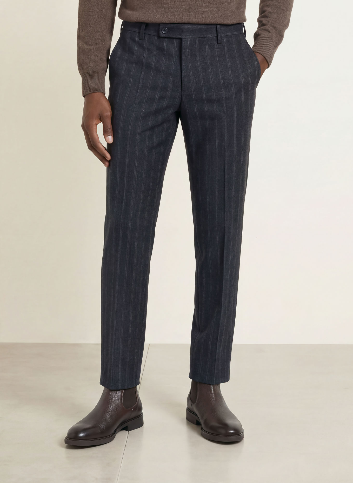 BALDESSARINI Oblekové kalhoty, střih Slim Fit: 6300 NIGHT SKY