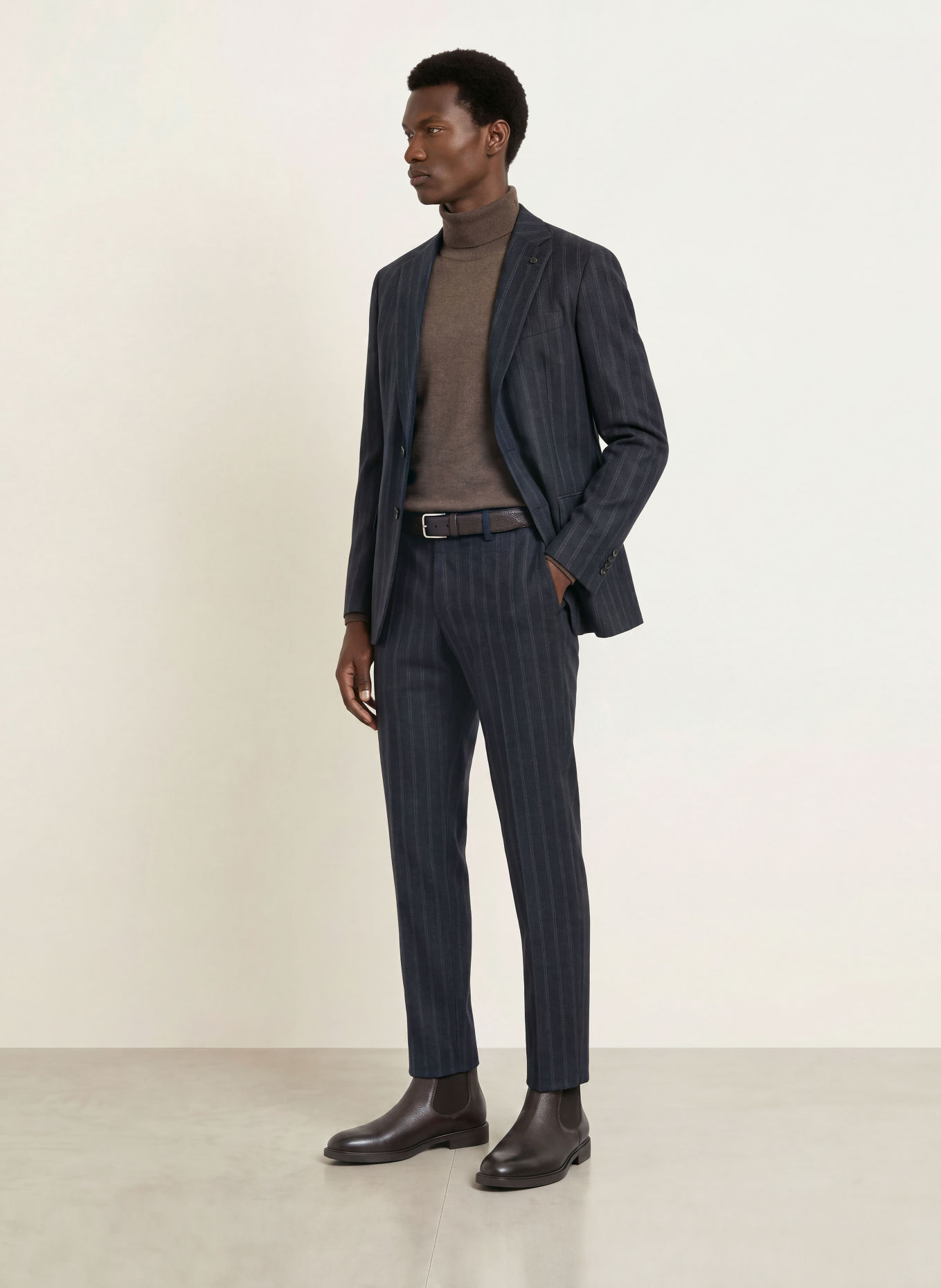BALDESSARINI Oblekové kalhoty, střih Slim Fit: 6300 NIGHT SKY