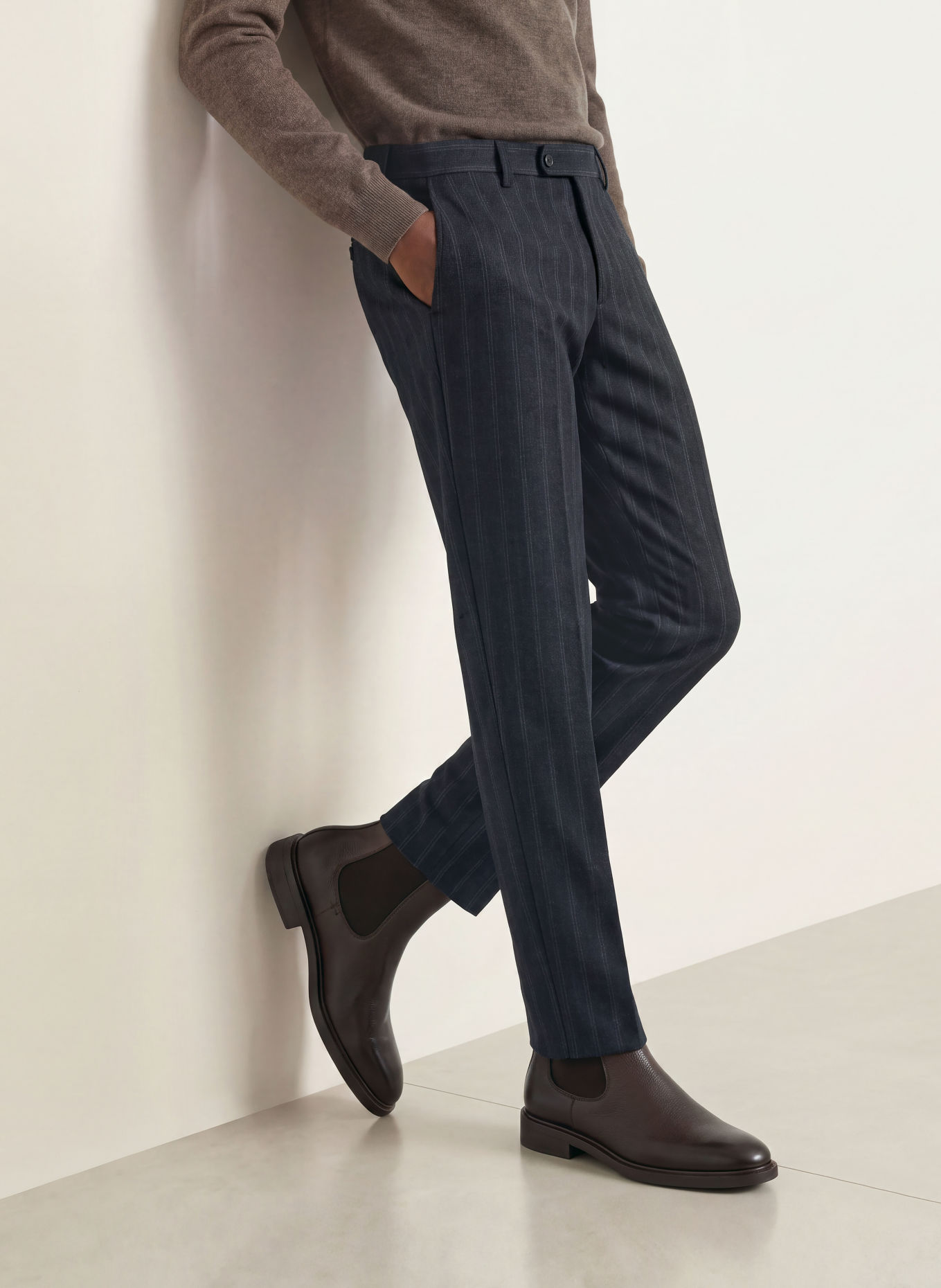 BALDESSARINI Oblekové kalhoty, střih Slim Fit: 6300 NIGHT SKY