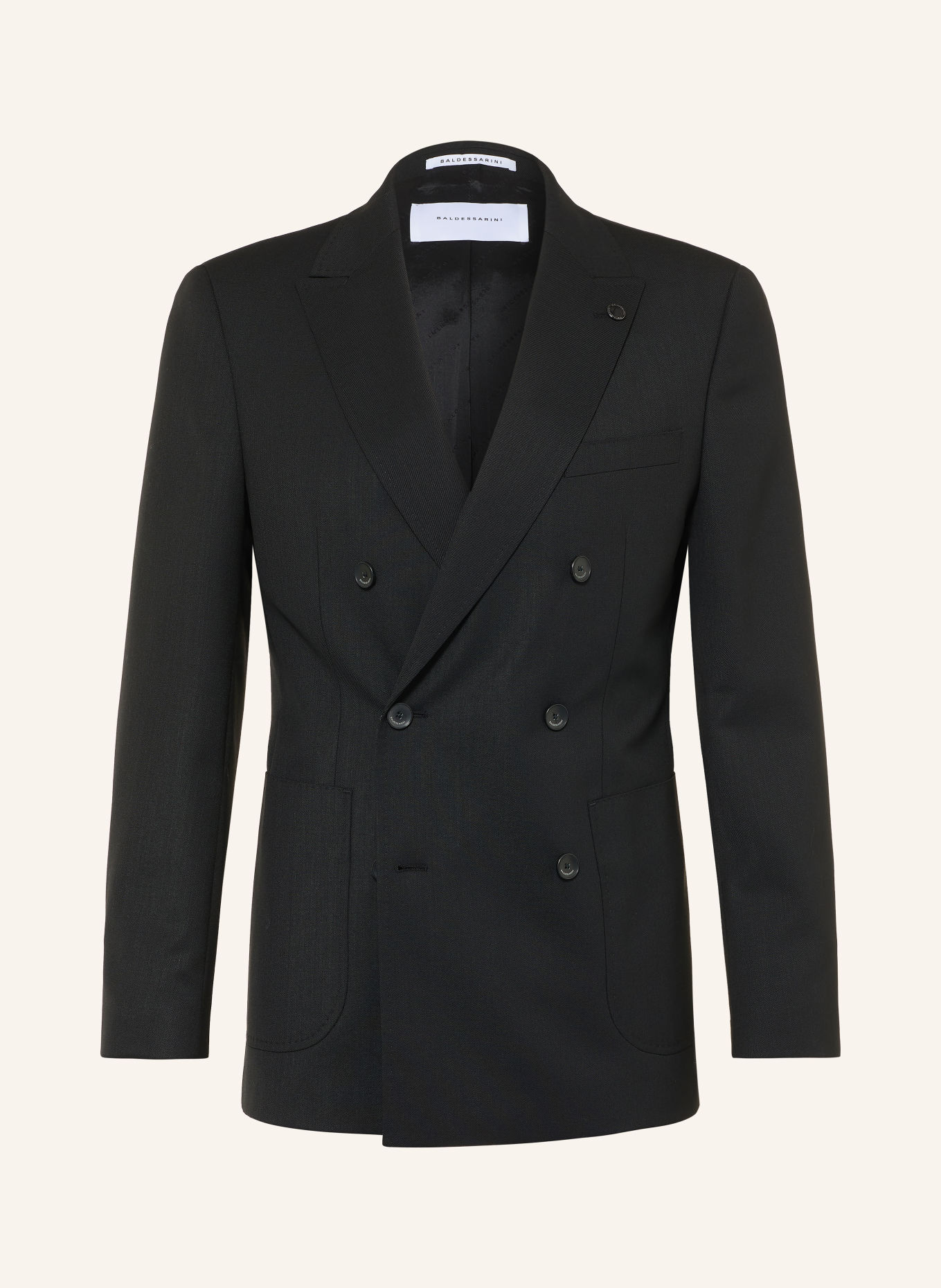 BALDESSARINI Oblekové sako, střih Extra Slim Fit: 9301 Black Beauty