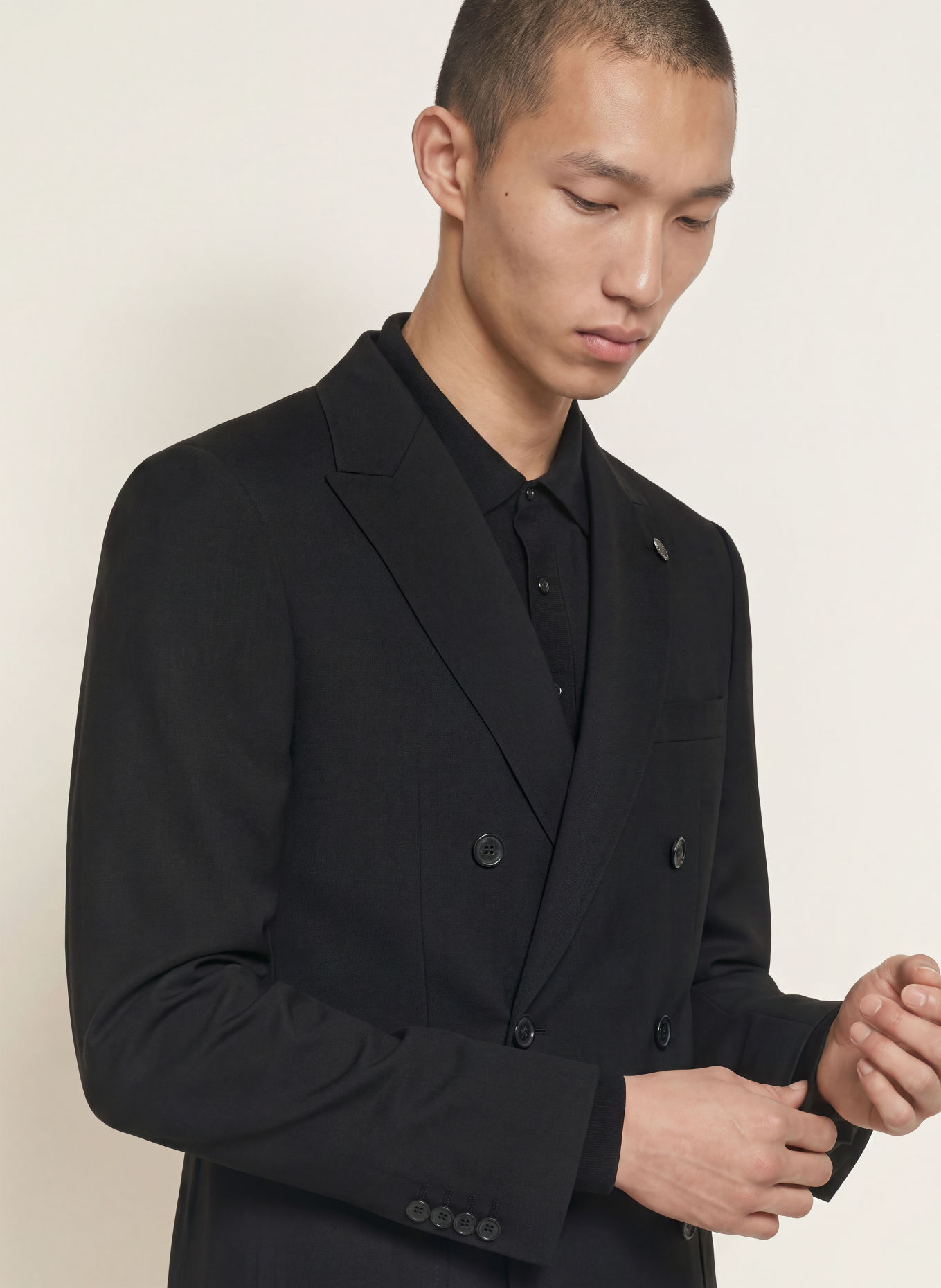 BALDESSARINI Oblekové sako, střih Extra Slim Fit: 9301 Black Beauty