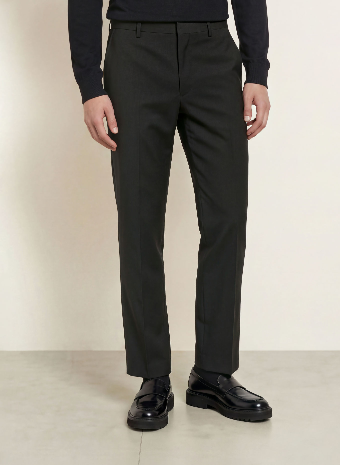 BALDESSARINI Oblekové kalhoty, střih Regular Fit: 9301 Black Beauty