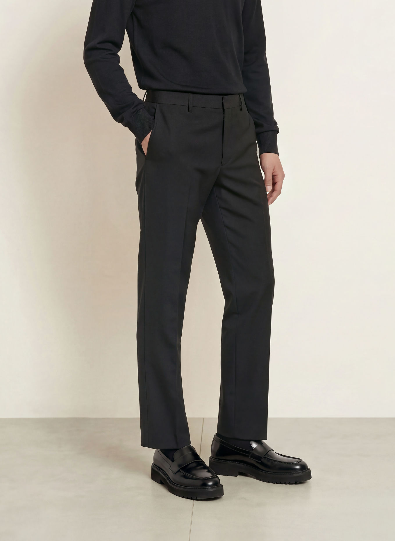 BALDESSARINI Oblekové kalhoty, střih Regular Fit: 9301 Black Beauty